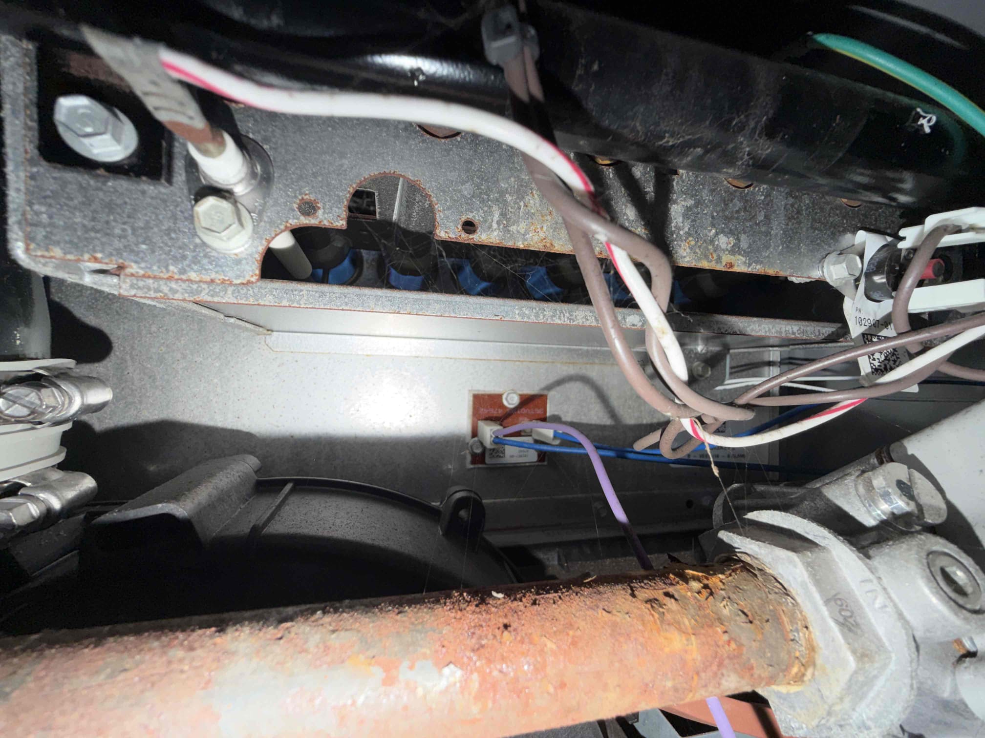 I am a highly skilled and experienced home service professional. I recently completed a furnace inspection for a customer who was experiencing cold air coming out of their vents. Upon inspection, I found that the furnace was overheating and kicking out on high limit, which then permitted the blower to kick on to cool the furnace down. However, I discovered that the heat exchanger had a crack in it, which is a hazard for fire and potential carbon monoxide leakage. Immediate action is required to replace the heat exchanger on an out-of-warranty system or replace the furnace next day.