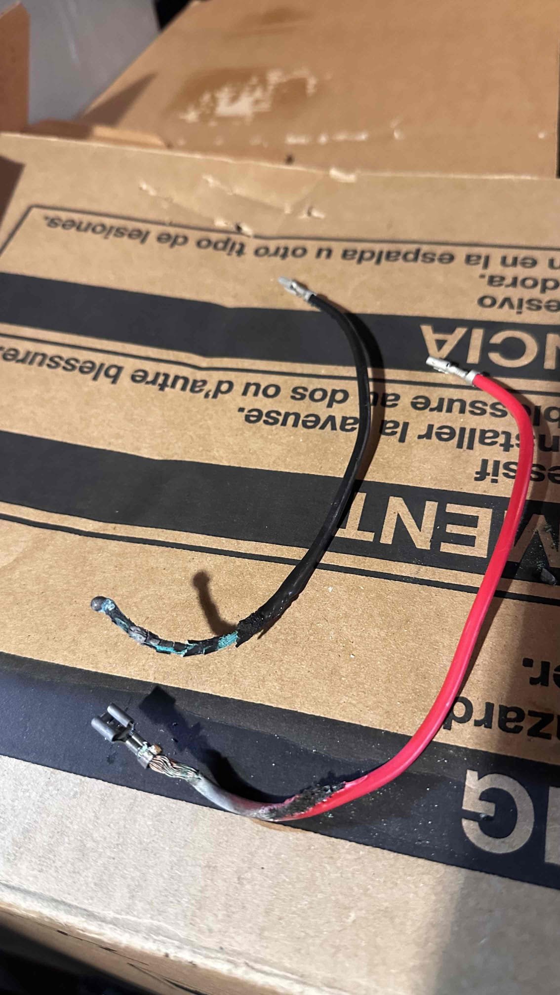 I was called to a customer's home to fix a burnt wire at the heat pac. The customer was not home, so I had to wait for him to come back. When he arrived, I showed him the burnt wire and explained to him how to fix it himself.