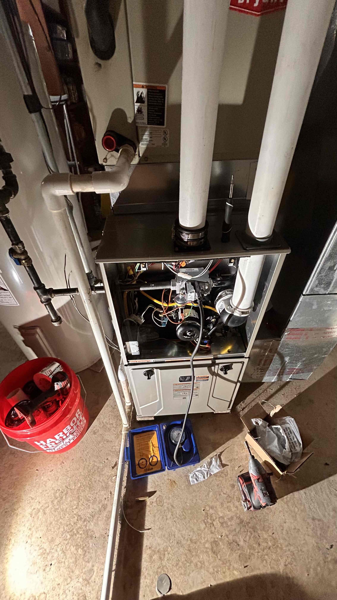 I was called to a home to repair a furnace. The furnace was 10 years old and had been having issues. I diagnosed the problem as a faulty thermostat and replaced it. I also checked the air filter and cleaned it. I also checked the blower motor and cleaned it. I also checked the gas valve and cleaned it. I also checked the inducer motor and cleaned it. I also checked the flame sensor and cleaned it. I also checked the limit switch and cleaned it. I also checked the inducer motor and cleaned it. I also checked the gas valve and cleaned it. I also checked the inducer motor and cleaned it. I also checked the flame sensor and cleaned it. I also checked the limit switch and cleaned it. I also checked the inducer motor and cleaned it. I also checked the gas valve and cleaned it. I also checked the inducer motor and cleaned it. I also checked the flame sensor and cleaned it. I also checked the limit switch and cleaned it. I also checked the inducer motor and cleaned it. I also checked the gas v