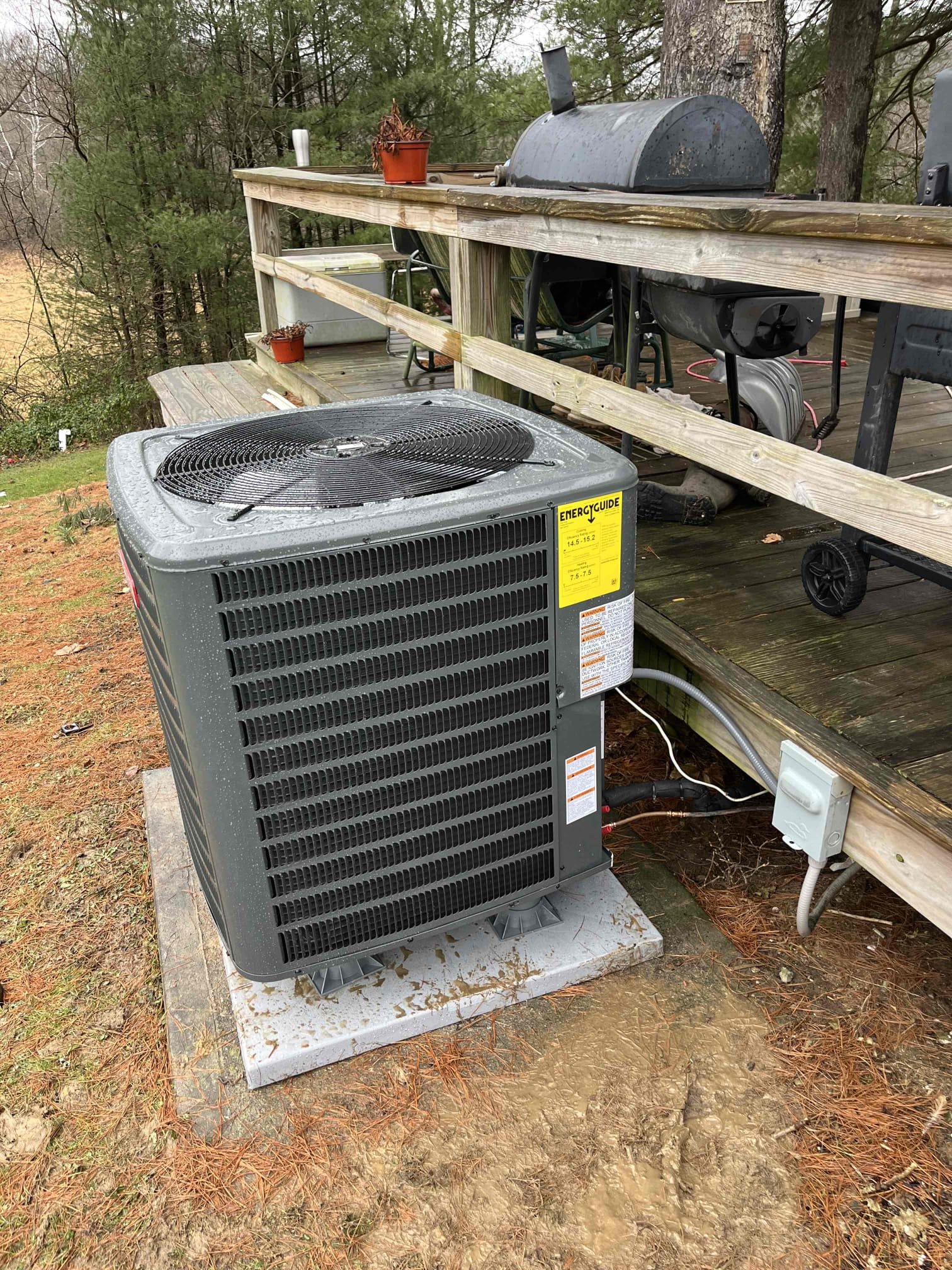 I installed an air handler and heat pump in a home. The heat pump was not working properly, so I had to return to install a new coil.