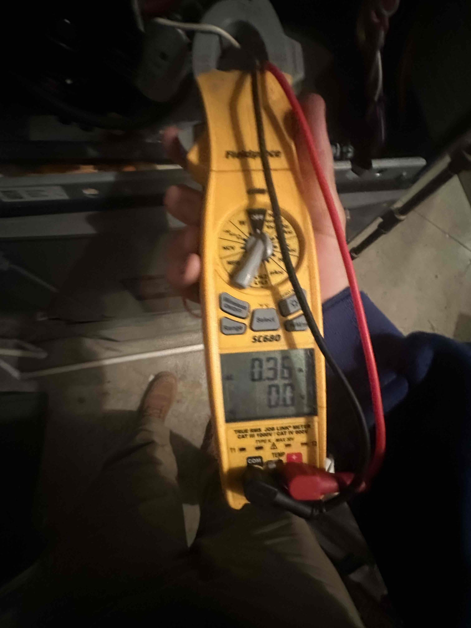 The furnace was running smoothly, with no issues. It was ready for the winter season.