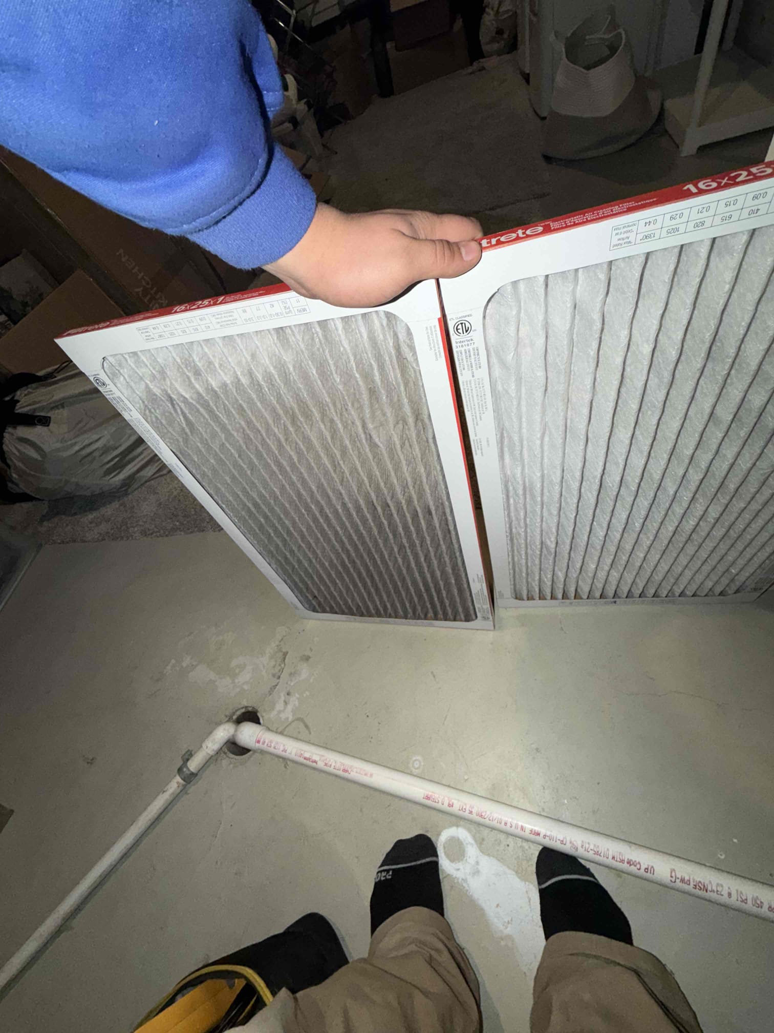 Completed a furnace maintenance at your location, verified your unit to have good amperage pull ensuring no overheating motors, we cleaned off your flame sensor to ensure proper readings, we verified good heat rise to keep you heating properly and changed out your air filter 