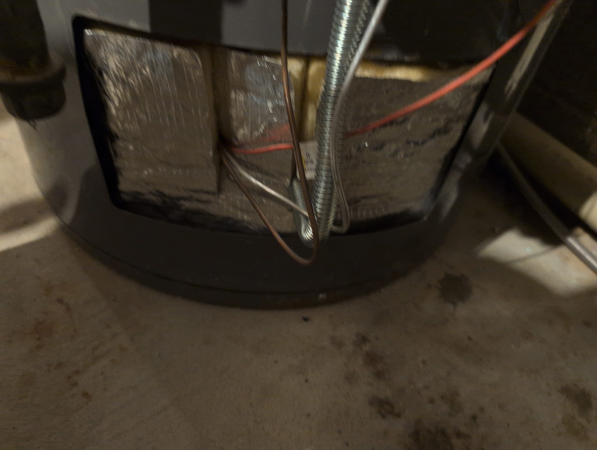 *client just wanted us to flush the heater. Client didn't want us to inspect rest of home. 
* Once I was done flushing the water heater I did not notice any issues regarding the water heater. Water heater is 8 years old. I informed the client of the possibility it could crack due to the age client was aware and stated they flushed it over the years. 
* In the utility room I noticed the gas line was a mixture of galvanized and black iron. This combination is very dangerous as galvanized is not meant for pressurized gas. Galvanized is meant for drain lines and water lines. 
* I immediately went to the client once I noticed the situation, client was unaware of the situation. I sent over an estimate to properly bring it up to code.