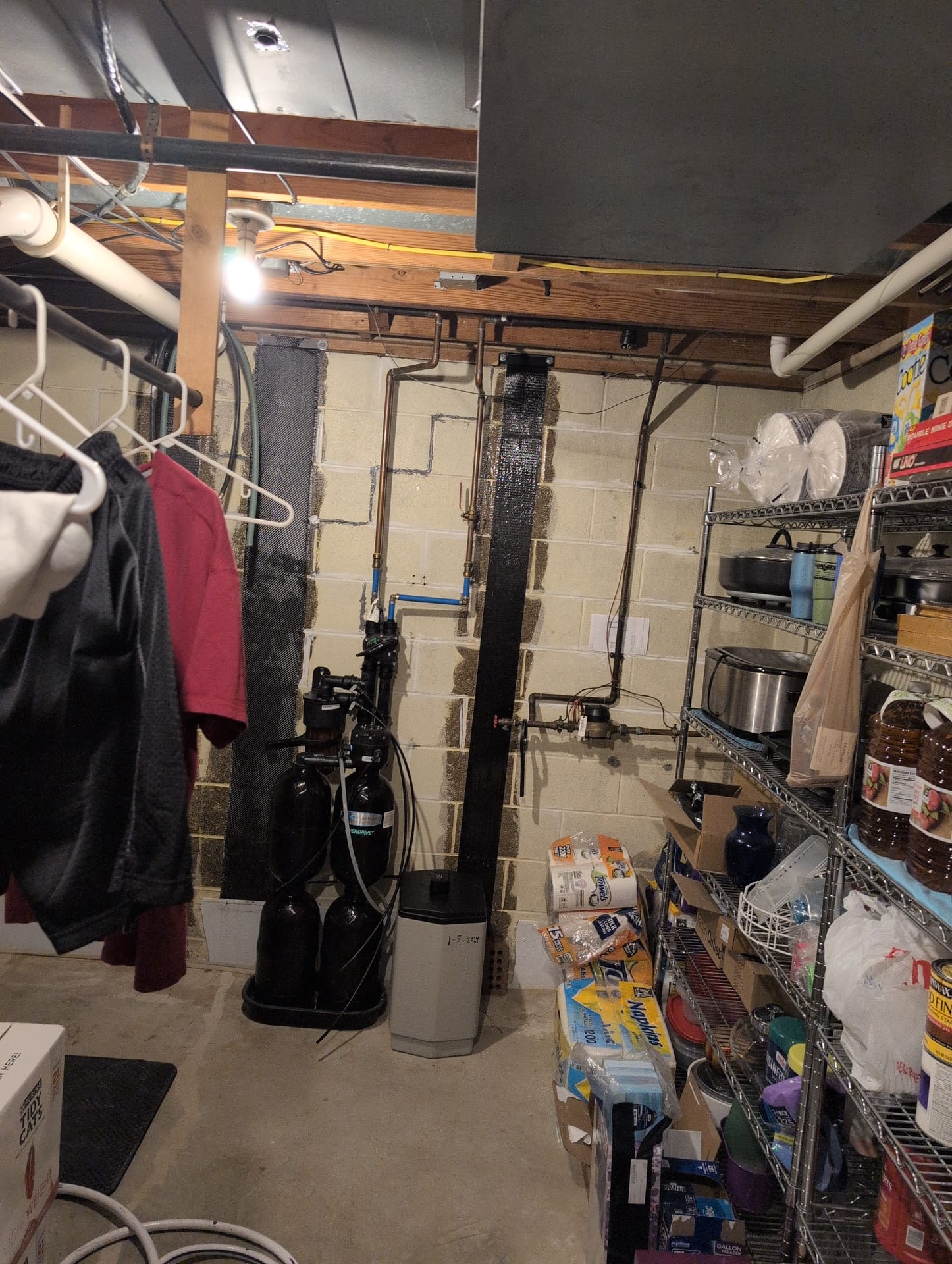 *client just wanted us to flush the heater. Client didn't want us to inspect rest of home. 
* Once I was done flushing the water heater I did not notice any issues regarding the water heater. Water heater is 8 years old. I informed the client of the possibility it could crack due to the age client was aware and stated they flushed it over the years. 
* In the utility room I noticed the gas line was a mixture of galvanized and black iron. This combination is very dangerous as galvanized is not meant for pressurized gas. Galvanized is meant for drain lines and water lines. 
* I immediately went to the client once I noticed the situation, client was unaware of the situation. I sent over an estimate to properly bring it up to code.