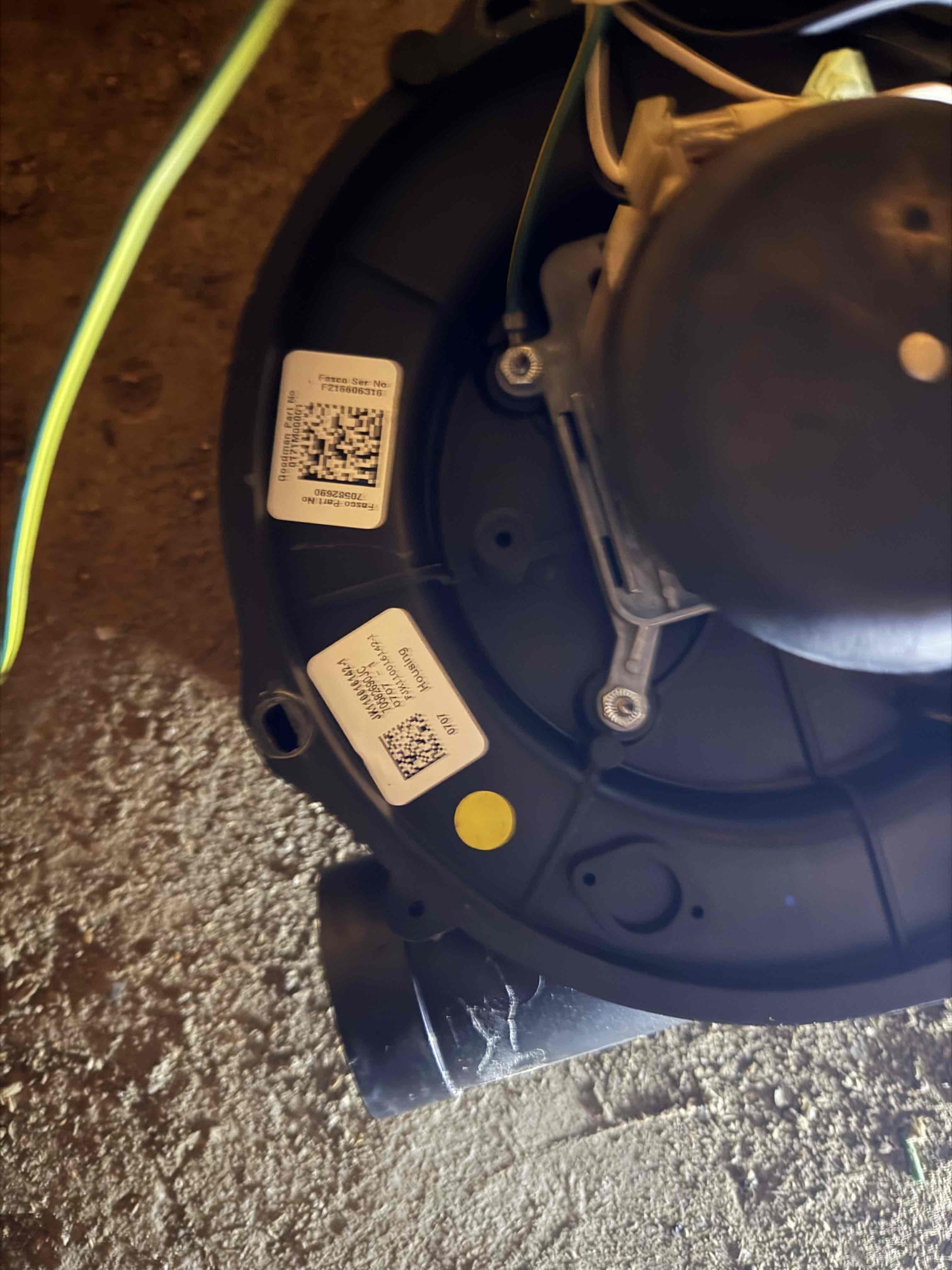 Warranty: NEED TREVON TO RETURN TO REPLACE THE INDUCER MOTOR FOR FURNACE. INDUCER MOTOR IS UNDER WARRANTY. COLLECT PAYMENT WHEN COMPLETE.

Installed an inducer motor and tested system, good amperage, and system fired