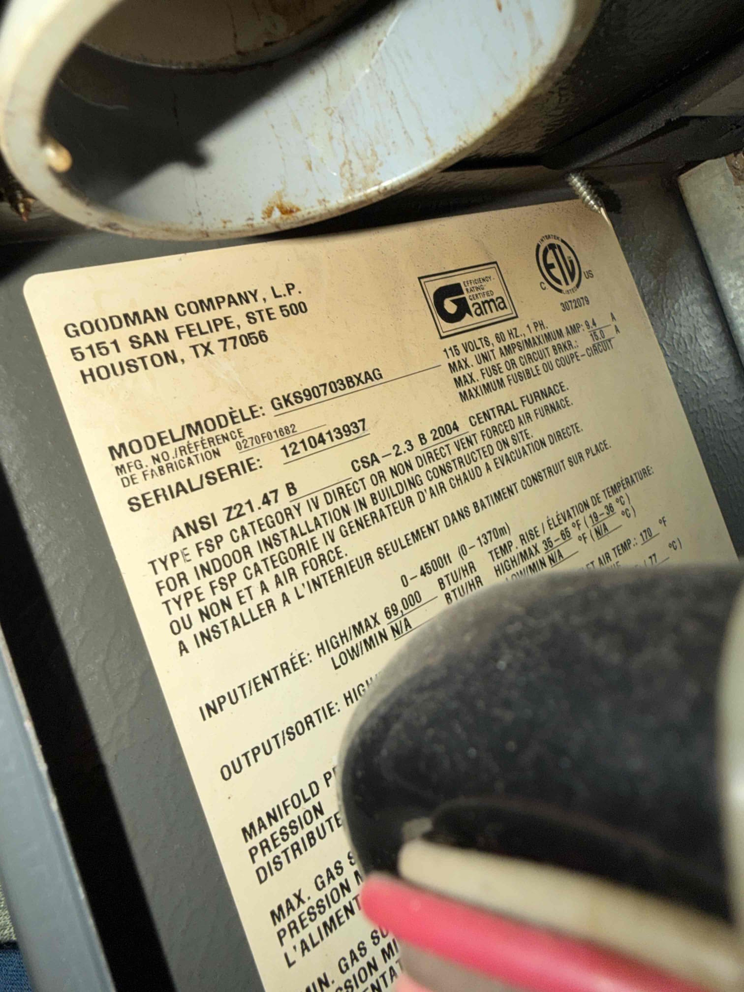 Completed no heat, system is overheating and flames are rolling out, no clogged drains of clogged exhaust, clogged secondary believed to be main culprit 