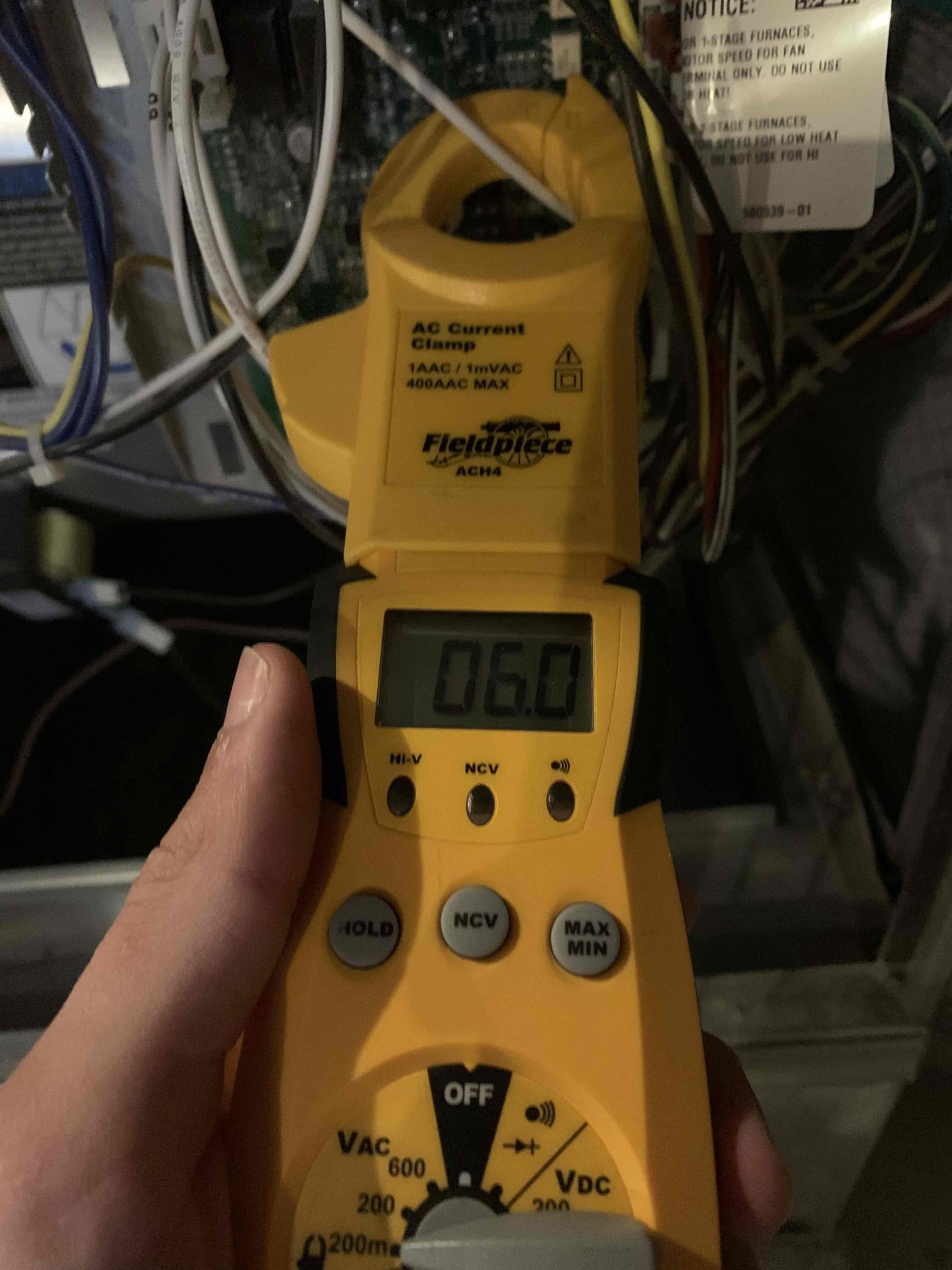 Furnace maintenance has been successfully completed. We have verified the operational performance of the system, ensuring that all components function as intended. The carbon buildup on the flame sensor was thoroughly cleaned to enhance efficiency. Additionally, we assessed the amp draw of both the blower and inducer motor to confirm they are operating within acceptable parameters