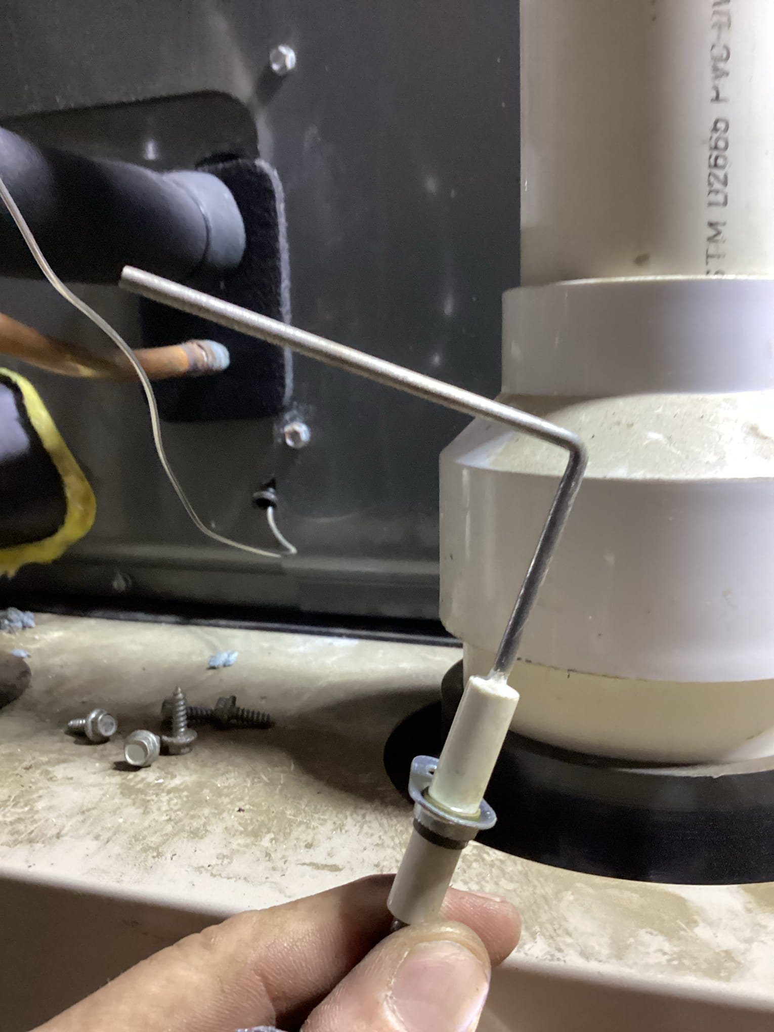 Cleaned flame sensors checked operation of sequence systems are heating