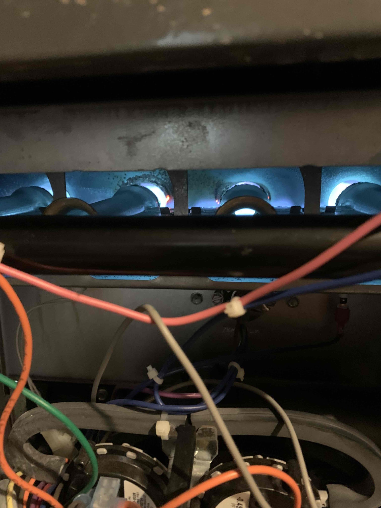 Furnace maintenance has been successfully completed. We have verified the operational performance of the system, ensuring that all components function as intended. The carbon buildup on the flame sensor was thoroughly cleaned to enhance efficiency. Additionally, we assessed the amp draw of both the blower and inducer motor to confirm they are operating within acceptable parameters