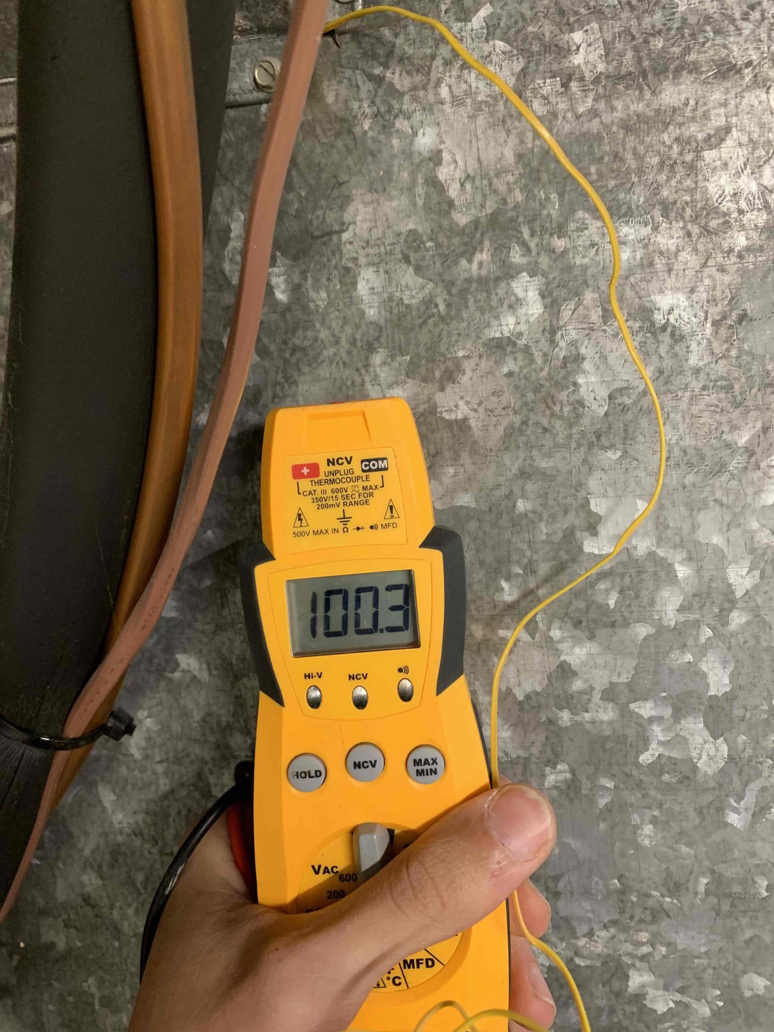 Heating maintenance completed 