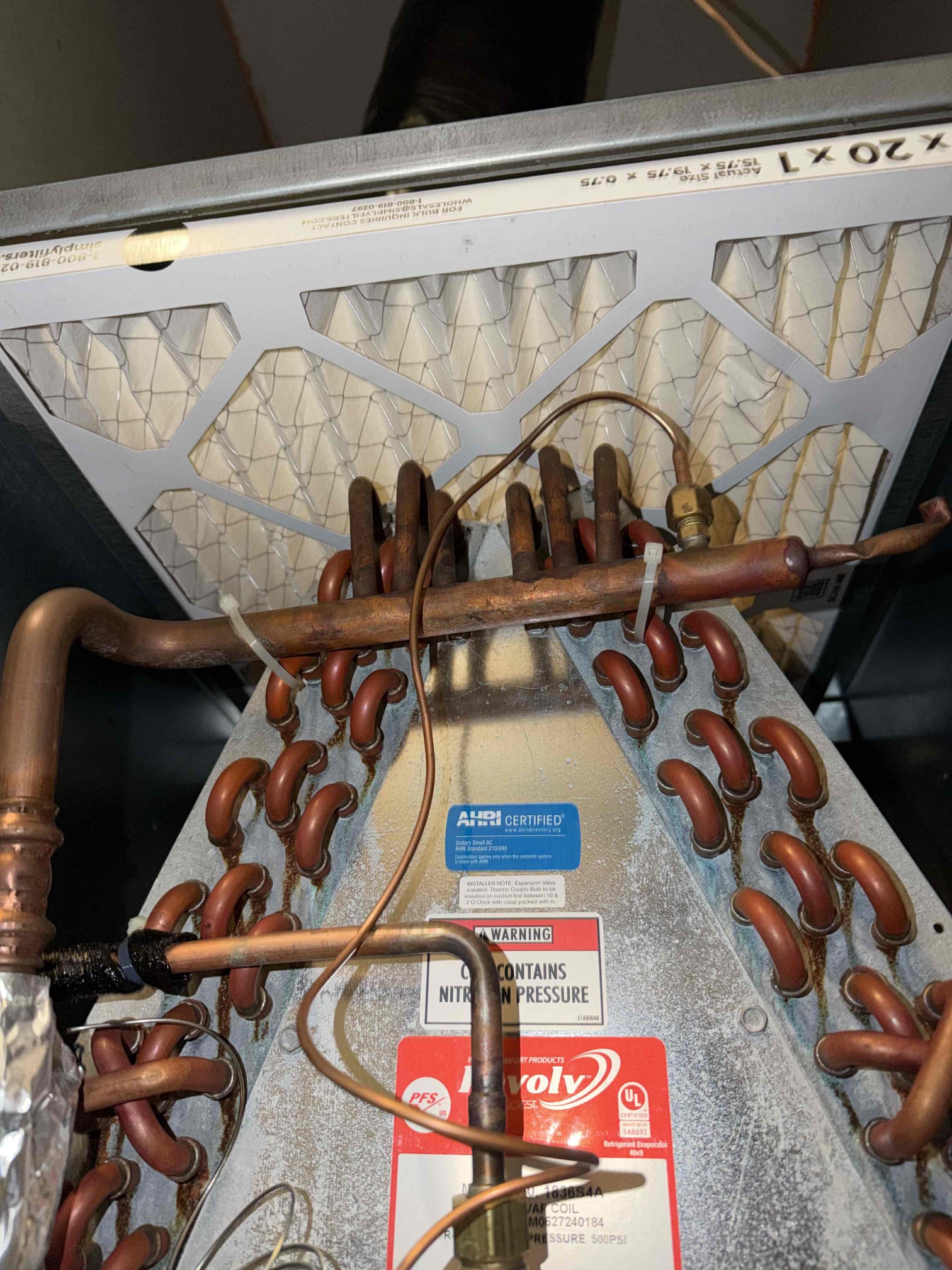 Completed a furnace maintenance, we insured your amperage and resistance. Readings were good across your electric strip heat and checked heat rise. Everything checked out inspect and there’s been no complaints from the system from the homeowner.