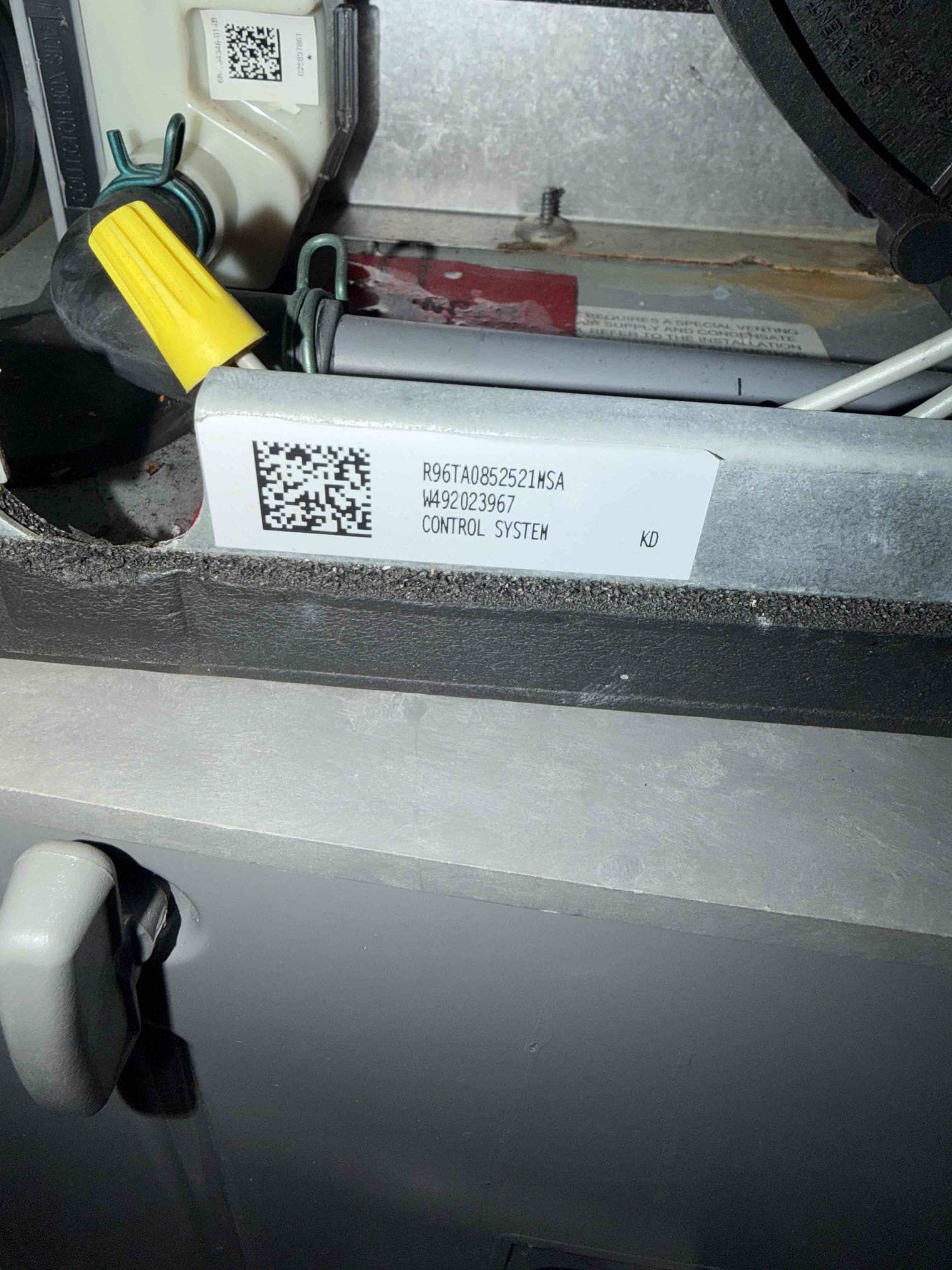 System is throwing code 58 59 and 10, took a look into your system and found plugged up drain line, cleared drain line and cleaned off water sensors, system is running well