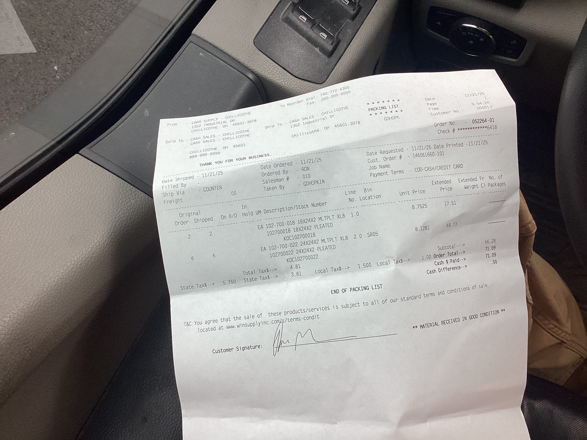 DONE MAINTENANCE NEED TO RETURN WITH A 12 FT A FRAME LADDER AND 
8————20X20X2 FILTERS
2————25X25X2 FILTERS
2————20X25X2 FILTERS

Job complete