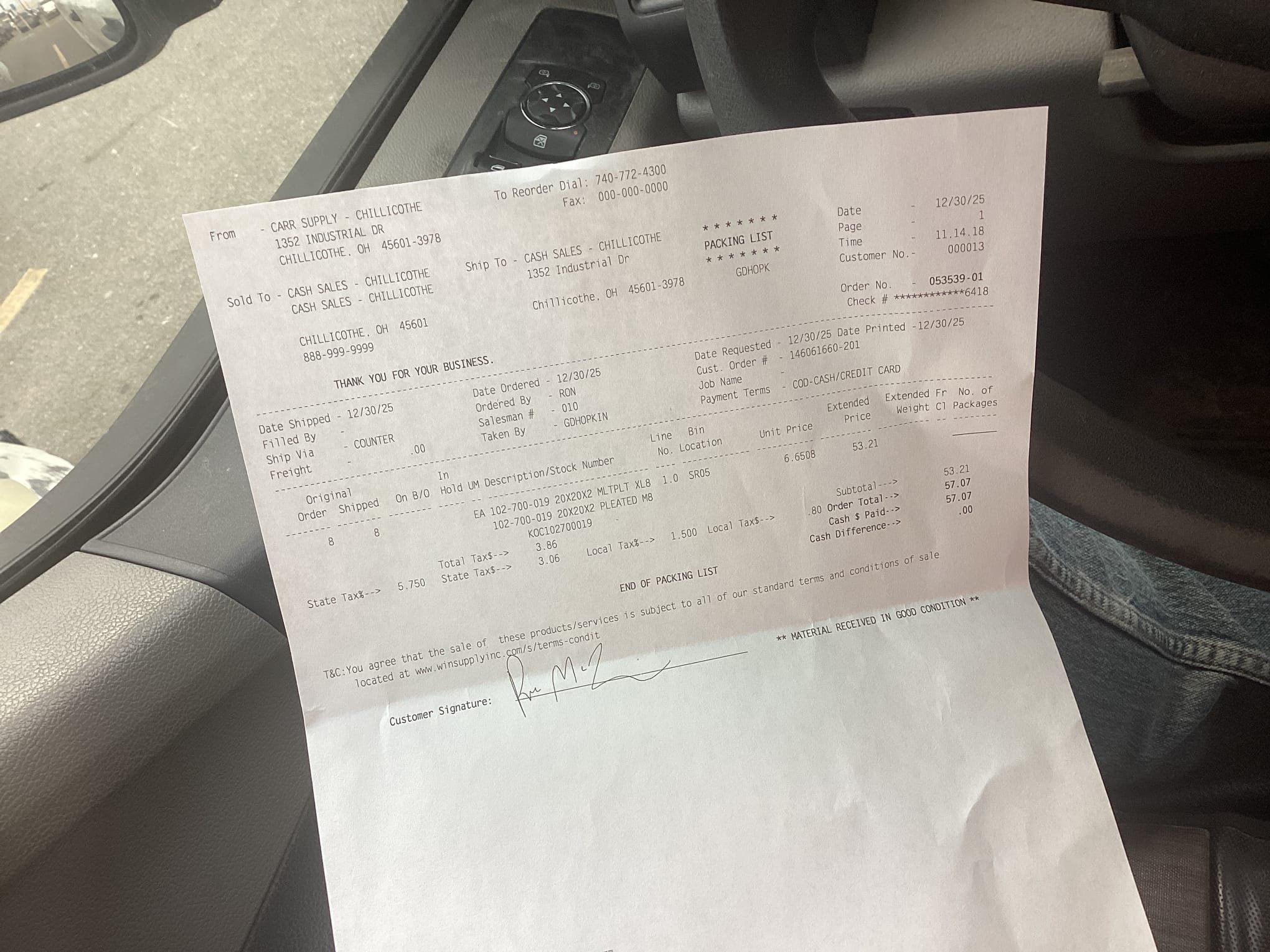 DONE MAINTENANCE NEED TO RETURN WITH A 12 FT A FRAME LADDER AND 
8————20X20X2 FILTERS
2————25X25X2 FILTERS
2————20X25X2 FILTERS

Job complete