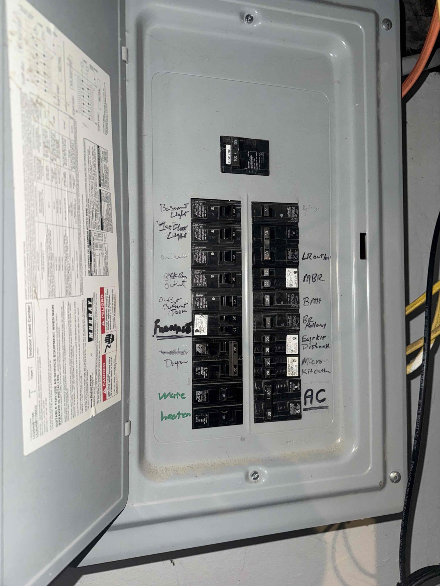 * client had us out for an inspection of their water heater. 
* Water heater is from 2018 little on the older side. However it is working fine. 
* We do see evidence at the top where the wire nuts come in at it a little bit of soot. Showing a possible issue that happened. 
* We tested the elements upper and lower. Both read at 11. 
* We tested the thermostat as well. It was getting good voltage and had continuity running through it. 
* The only issue we had was the age of the water heater. Client stated that it was smoking at one point. Currently. As it stands now, we did not see any smoking. Did not smell any burning water heater is working properly but it did flip the breaker. 
* For safety we gave an estimate to replace it.