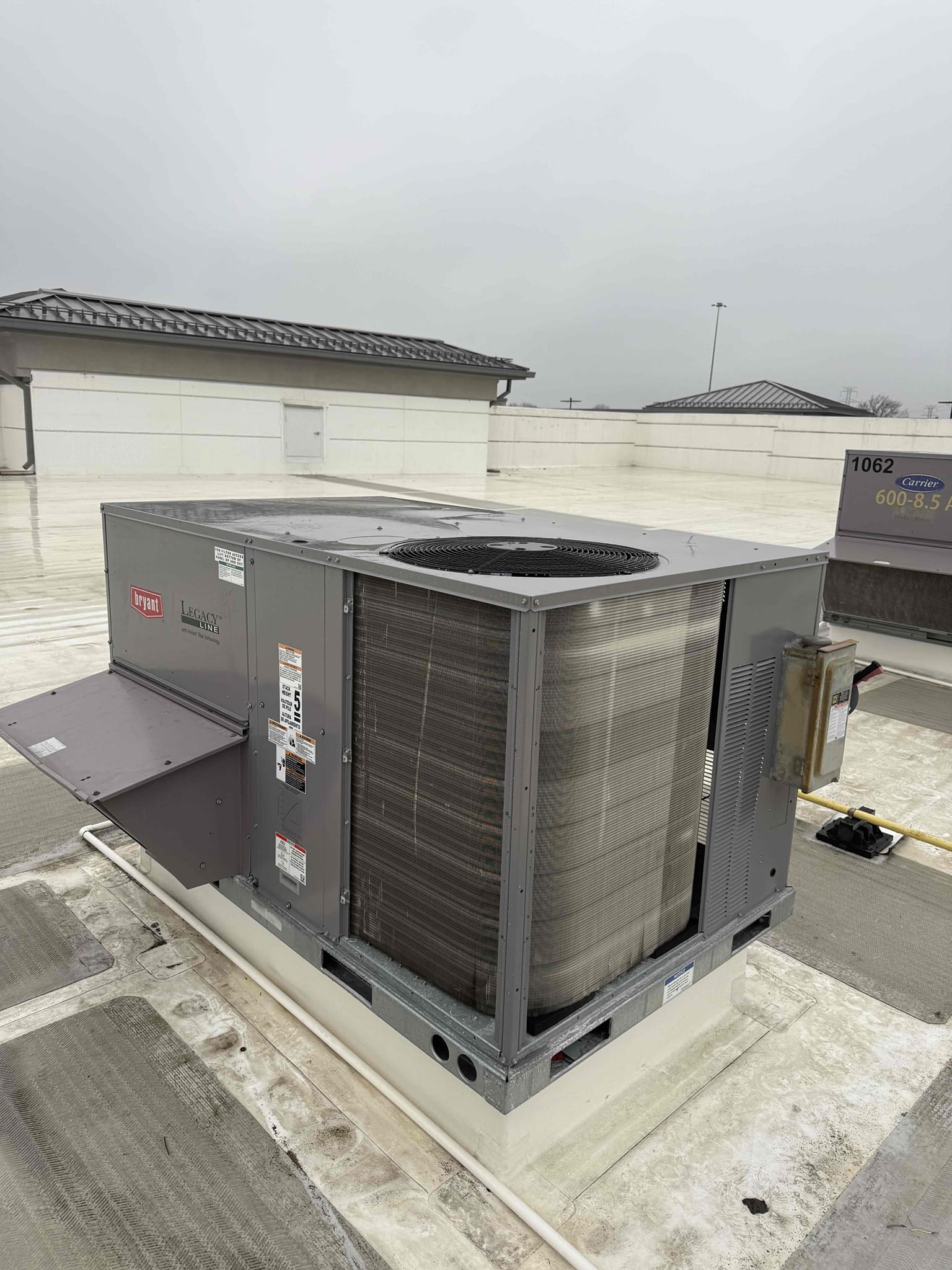 Completed a clean and check a long with a filter change 