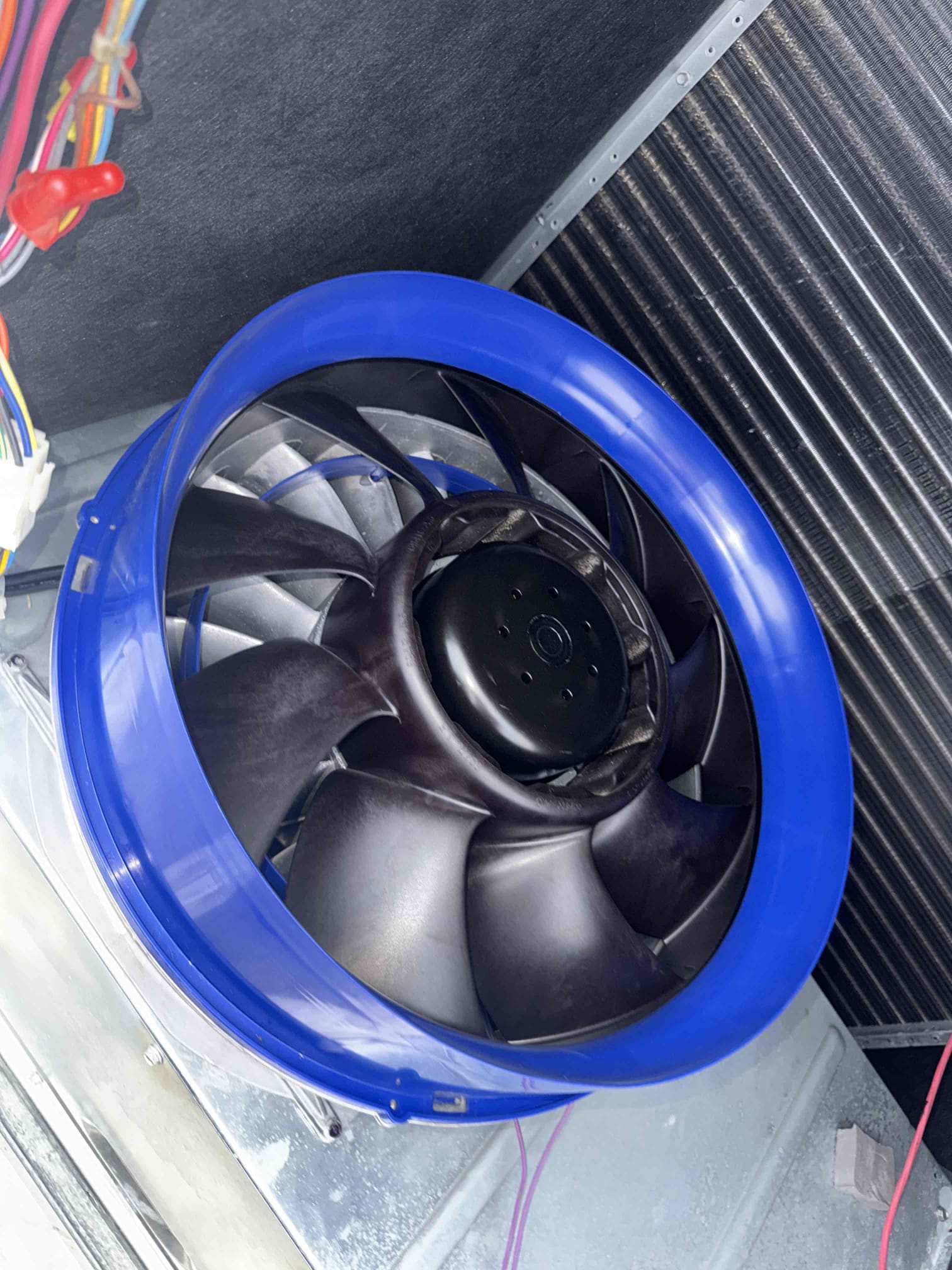 Completed a clean and check a long with a filter change 