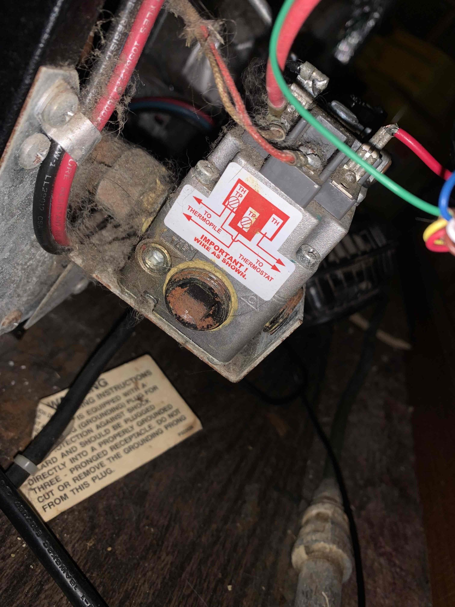 NEED SWONGER TO RETURN TO INSTALL THERMOSTAT. COLLECT PAYMENT WHEN COMPLETE.