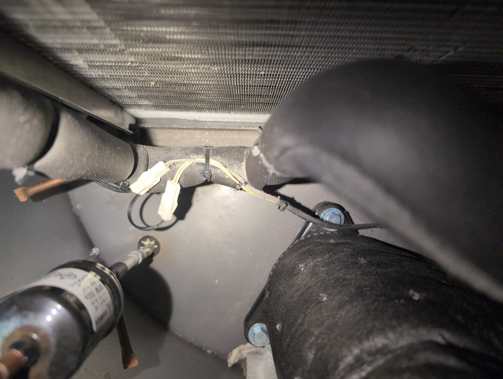 * we came out today to inspect a electric hybrid.
* The hybrid itself looked to be in fantastic condition. It was installed in 2021. 
* We did not install it. 
* Upon first inspection, I did not notice anything particularly wrong with the unit. When I did a thorough inspection, I noticed the The filter at the top of the unit was extremely Dusty. I cleaned it off and sure there was no more dust on it. 
* Client stated it was running a condenser error code, I ran the hot water for about 20 minutes and no code popped up. I checked the history and I did not see any codes. The client did get a photo of the code. It's AH1. 
* I attempted to call Rheem however I was on hold for over 2 hours before they told me how many people were in the queue ahead of me and I was still in the hundreds. 
* I called the client back stating I'm still on hold. If it's okay to attempt to try in the morning and they said that's fine.