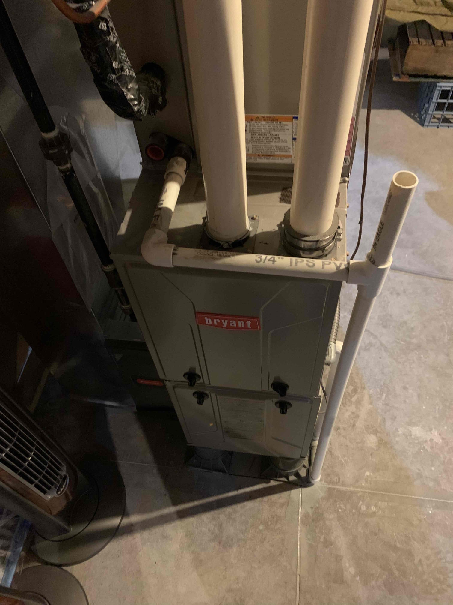 Furnace maintenance has been successfully completed. We have verified the operational performance of the system, ensuring that all components function as intended. The carbon buildup on the flame sensor was thoroughly cleaned to enhance efficiency. Additionally, we assessed the amp draw of both the blower and inducer motor to confirm they are operating within acceptable parameters