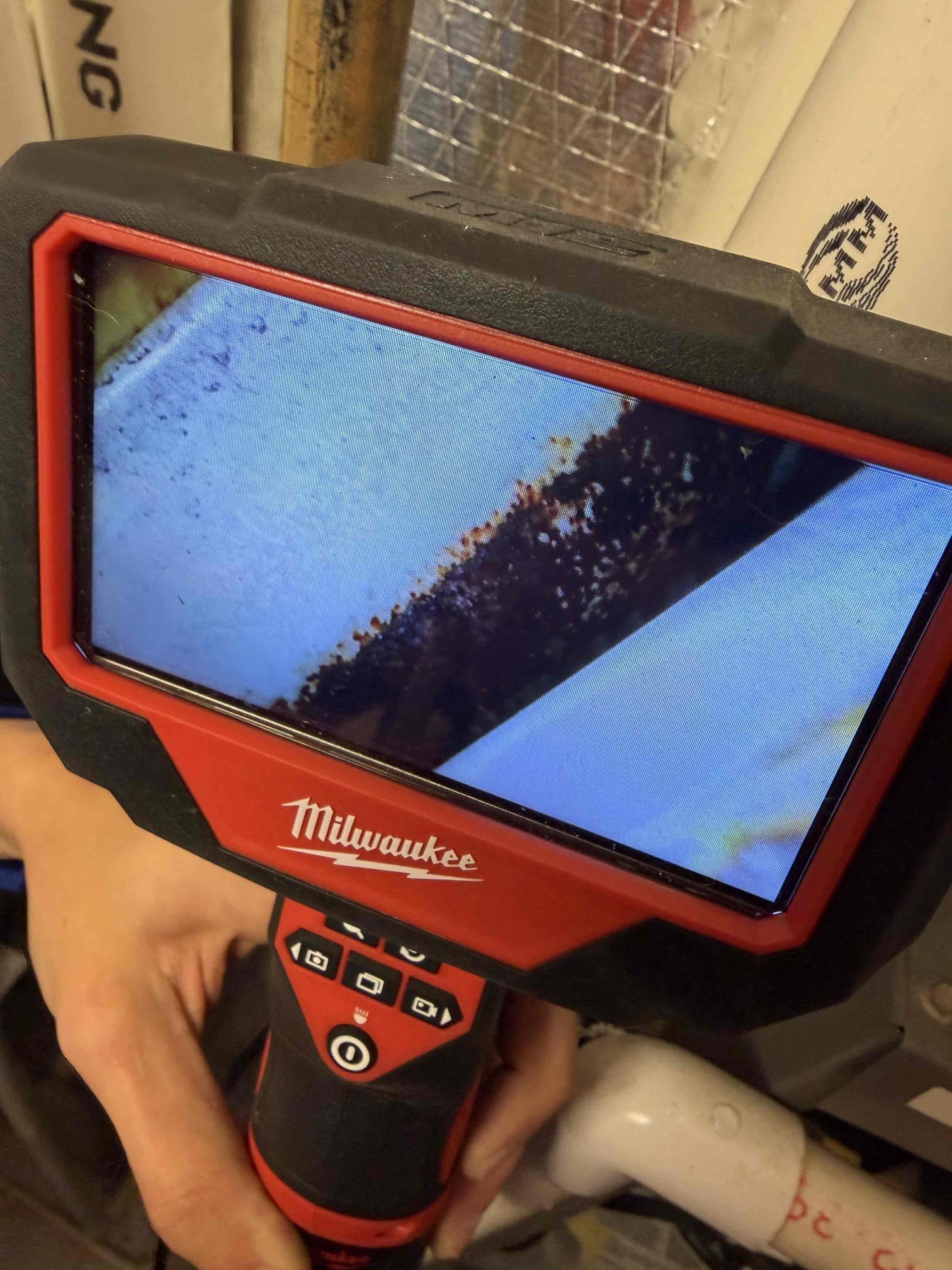 Cleared out vent for exhaust it was clogged with a birds nest fired off unit and it was overheating and smoking too evaporated coil apart and heat exchanger is rusted out I red tagged the unit 