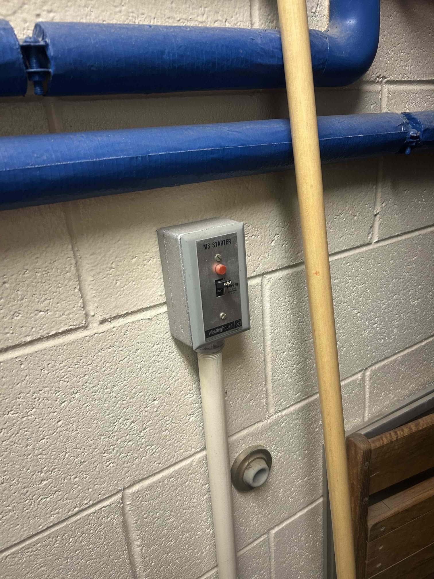 Tripped switch: Told him we may have to change out or delete if it happens again. Unit up & running 