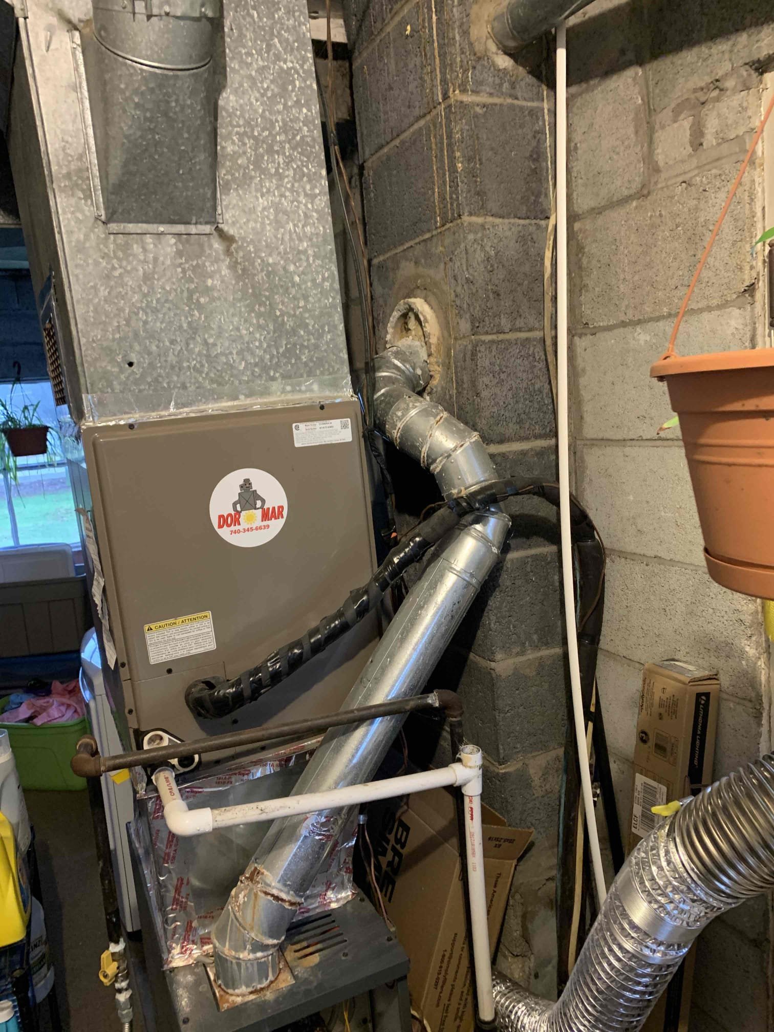 Furnace maintenance has been successfully completed. We have verified the operational performance of the system, ensuring that all components function as intended. The carbon buildup on the flame sensor was thoroughly cleaned to enhance efficiency. Additionally, we assessed the amp draw of both the blower and inducer motor to confirm they are operating within acceptable parameters. 