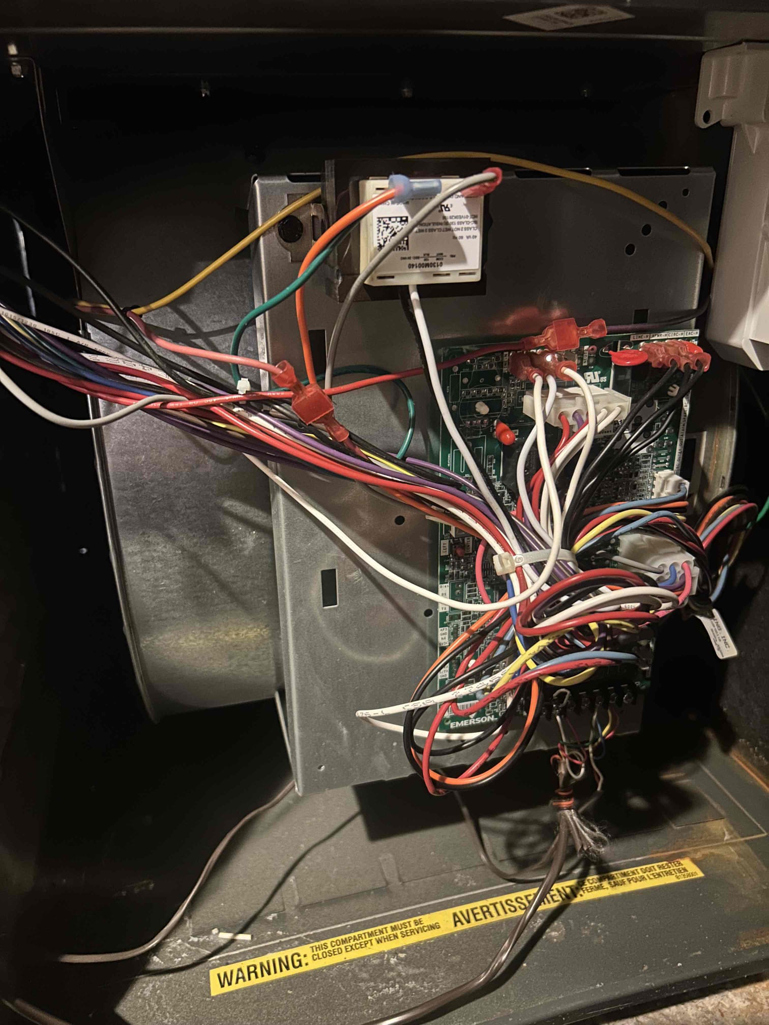 Furnace maintenance: Replaced filter. Downstairs unit going off on a pressure switch. Re sloped the boot connecting inducer to the exhaust. Unit up & running 