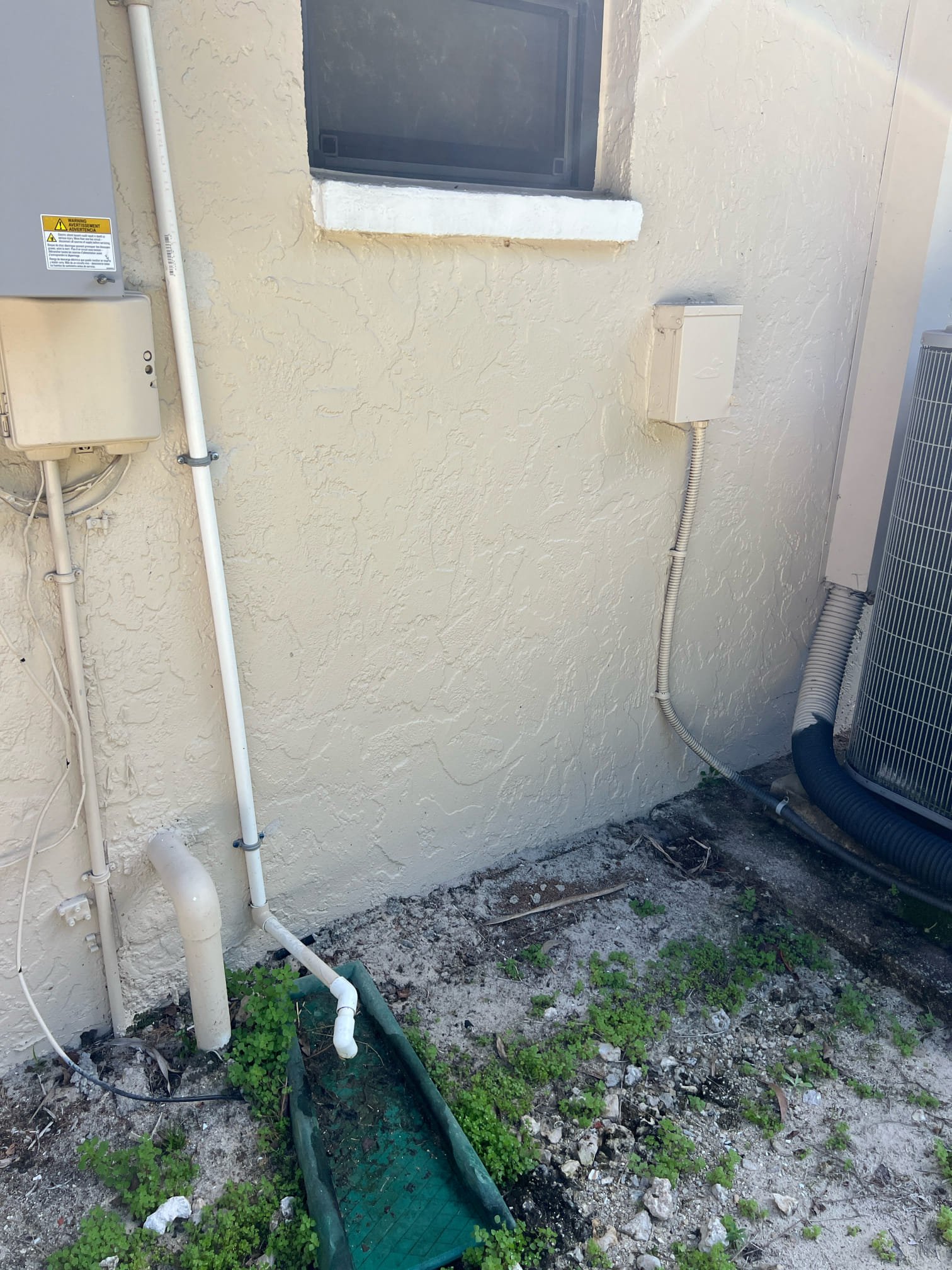 1/2” seal tight 15’ ( 1-straight, 1-90* ) wall bracket, line hide kit, wire, disconnect, 30’ 3/4 pvc, 15’ line set, Siemens breaker. Redo drain for house a/c, close off c/a return in garage
Emailed estimate to Terry - father in law paying for job