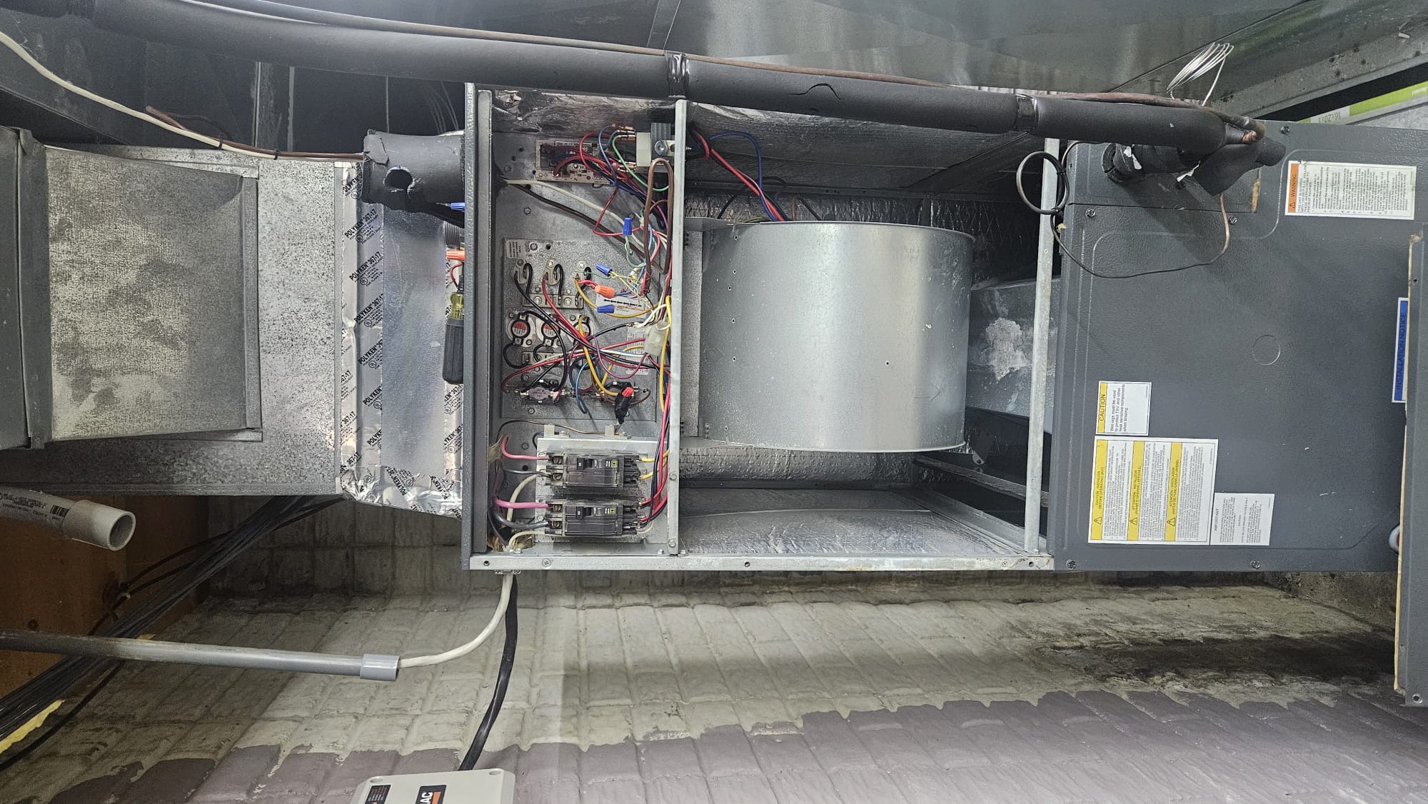 The air handler is working properly at this time no issues found 