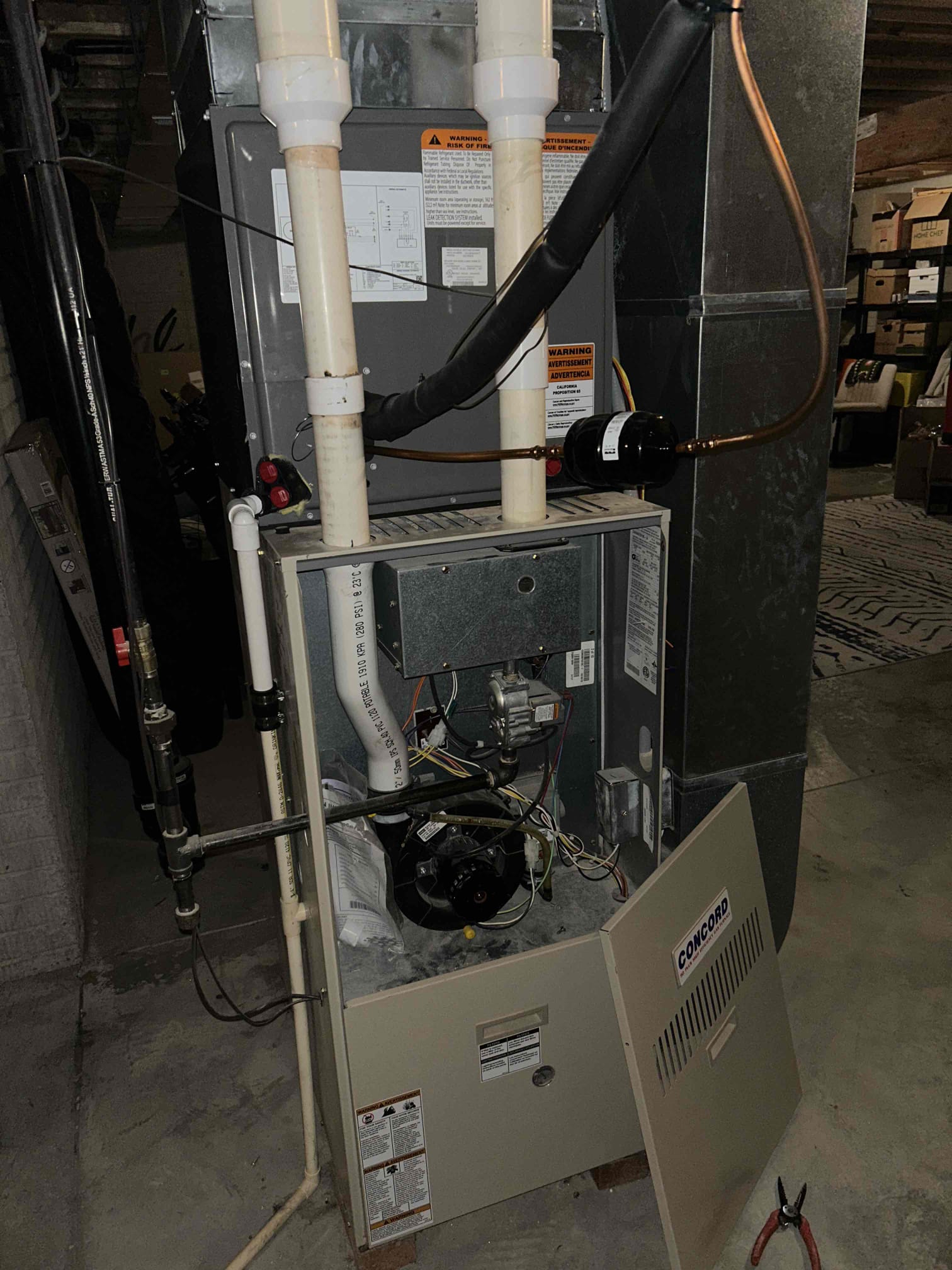 Furnace going off on limit. Tennant just changed filter. Opened vent in plenum to help. Unit up & running.  If customer reports it shutting down again there is estimate for replacement in their email. 