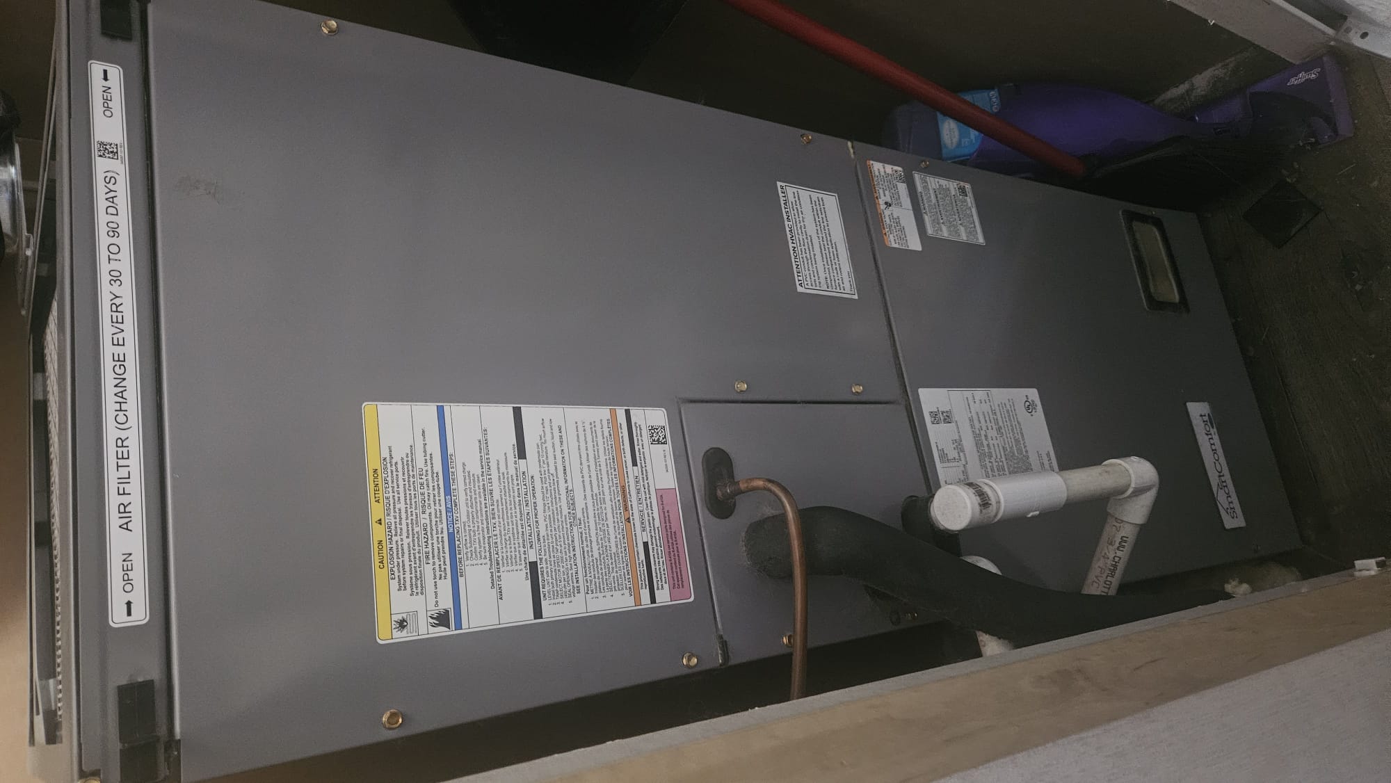 The furnace is working properly at this time no issues found 