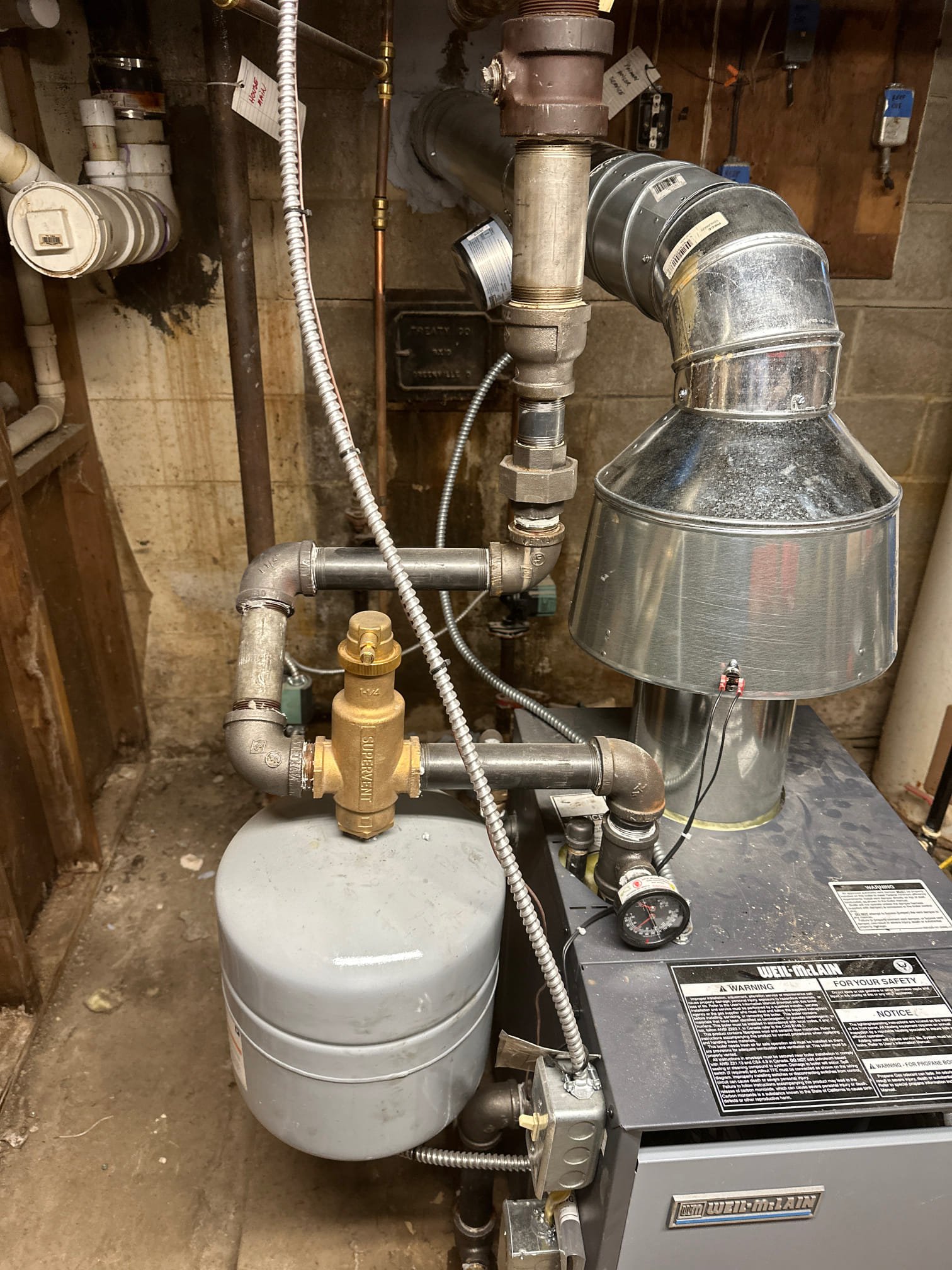 Installed a stainless steel chimney liner