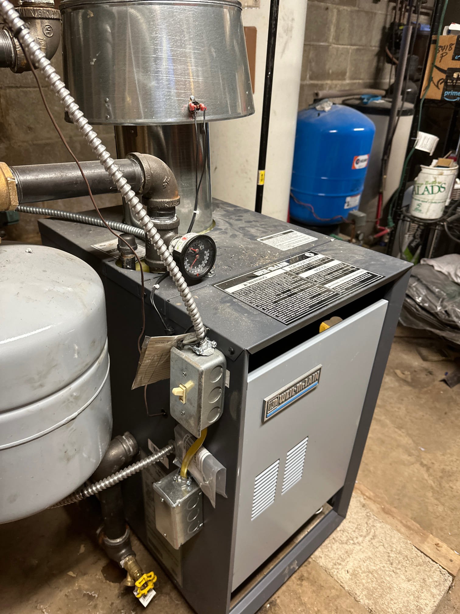 Installed a stainless steel chimney liner