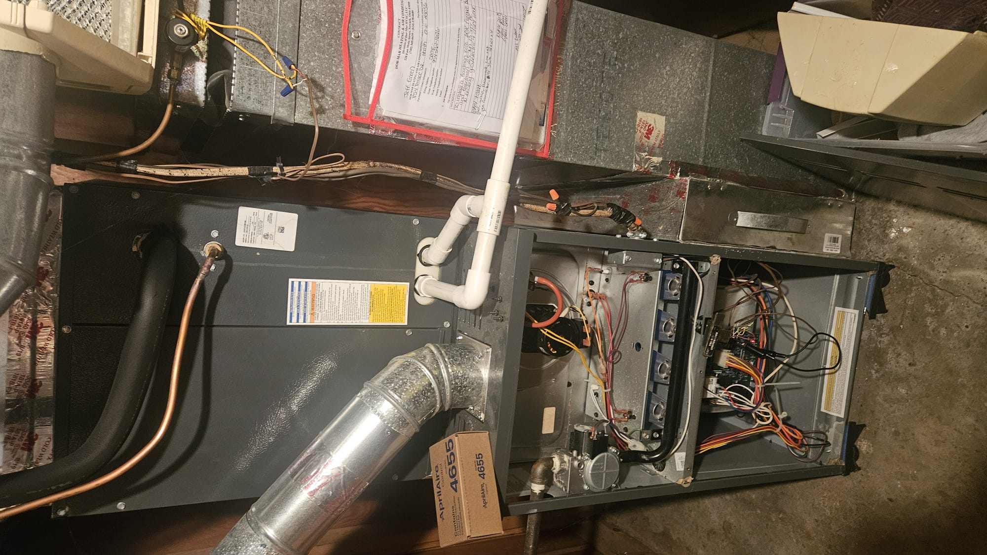 Completed the furnace is working great. Replaced the humidistat along with the #10 panel