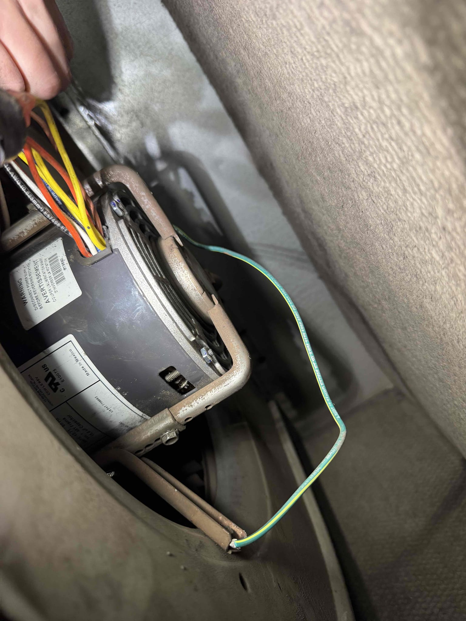 This is an estimate for the replacement of the blower motor and start capacitor in your HVAC system. Upon inspection, it was determined that the existing blower motor and start capacitor were malfunctioning, leading to inefficient heating and cooling performance. The replacement parts are currently in stock and ready for installation. Our skilled technicians will carefully remove the faulty components and install the new parts to ensure optimal system performance. This service will restore your HVAC system's efficiency and reliability. If you approve the estimate, we will schedule the installation at your earliest convenience. Thank you for choosing our services. Work order 215075-01.