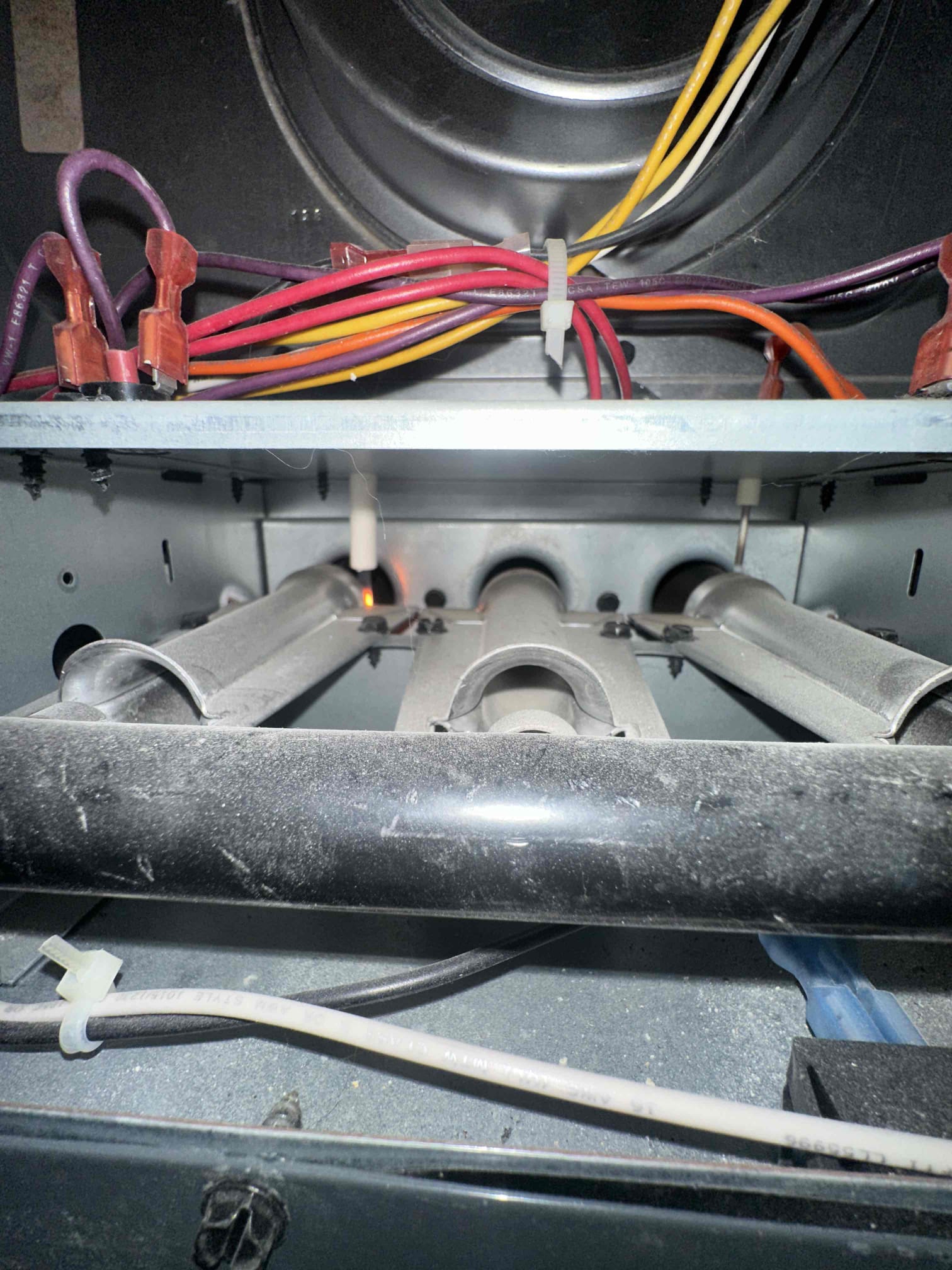 Upon inspection, the furnace was found to be operational, but the gas valve was not functioning correctly. The valve was stuck, preventing proper gas flow. I carefully disassembled the valve, cleaned out any debris, and applied a specialized lubricant to ensure smooth operation. After reassembly, I tested the furnace to confirm that the gas valve was now functioning correctly and the furnace was running efficiently. The system is now fully operational.