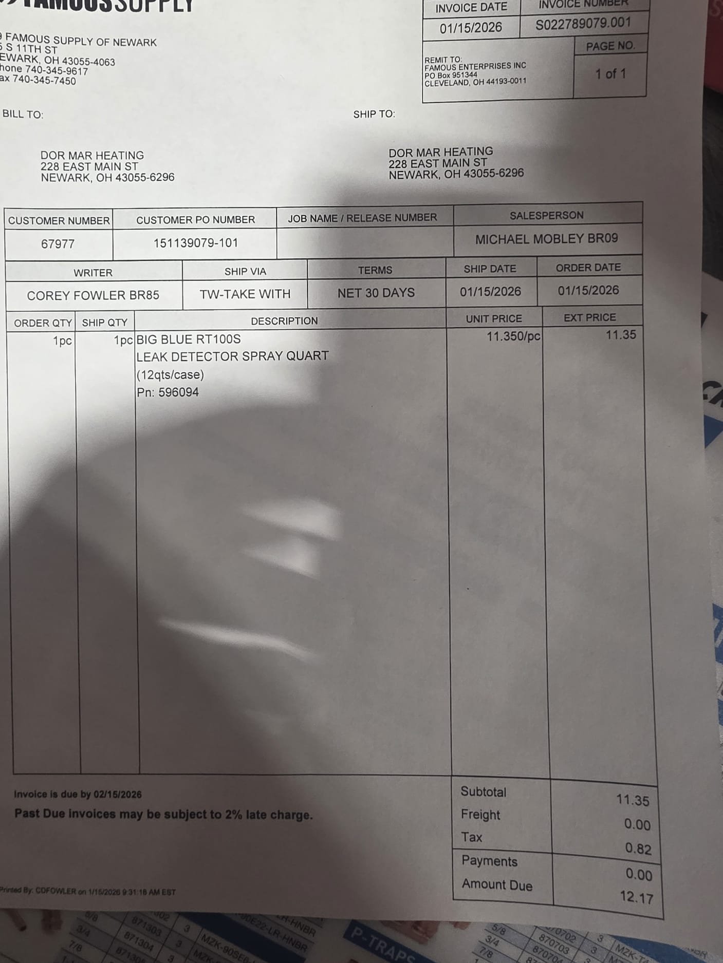 During the inspection, I discovered that the gas piping had significant code violations and exhibited severe signs of age and corrosion. The exterior rust-preventive coating was peeling, revealing extensive deterioration of the pipe. Given the safety risks, I recommended replacing the gas line. I provided a detailed estimate for the proposed work, ensuring the customer understood the necessity and scope of the replacement.