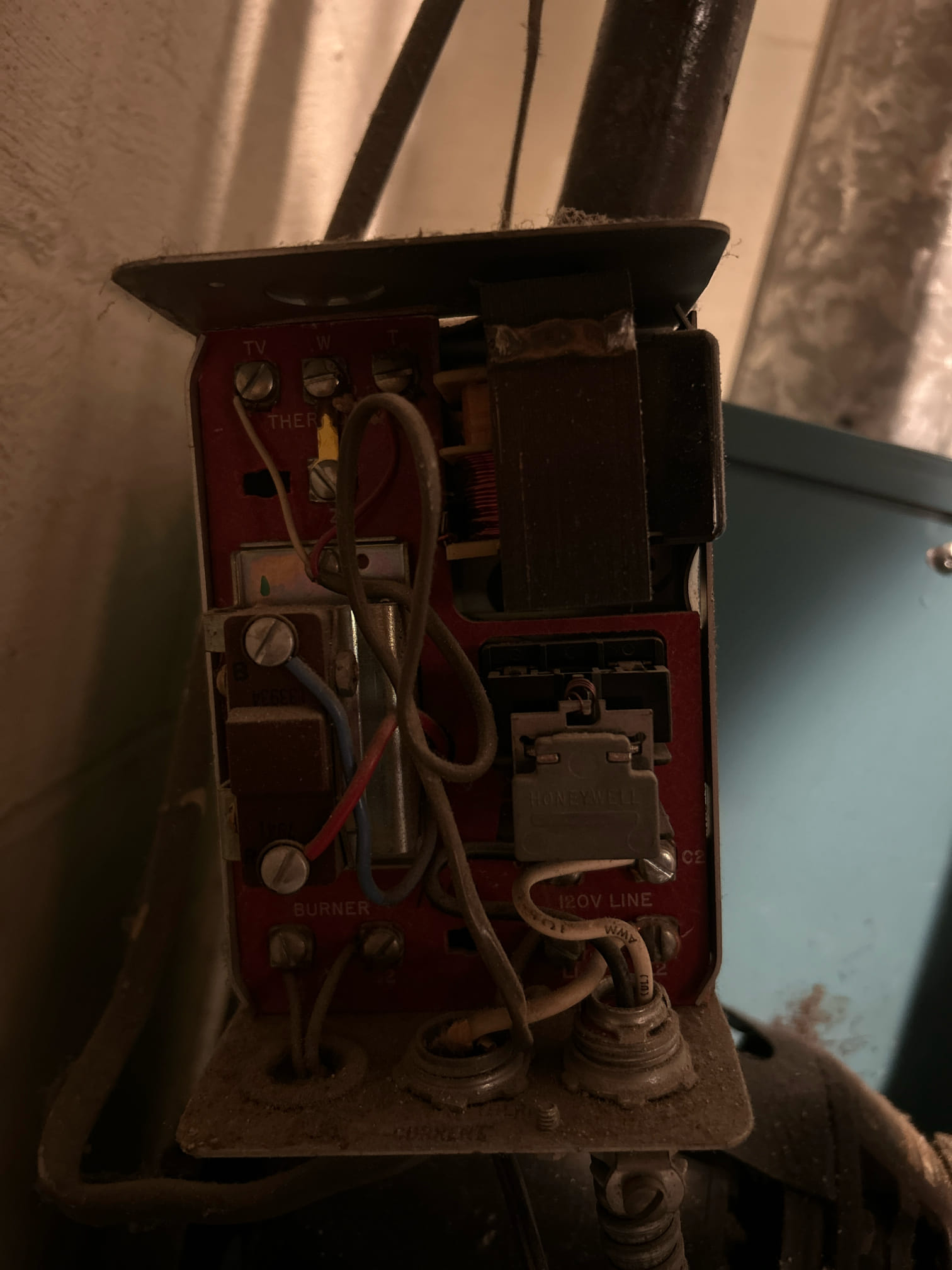 Upon arrival, I identified that the boiler control was not sending voltage to the thermostat, preventing it from functioning correctly. I began by inspecting the POF boiler control unit, checking for any visible signs of damage or loose connections. After ensuring the wiring was intact, I moved on to the 1-hour thermostat. I tested the voltage at the control unit and confirmed it was not reaching the thermostat. I then replaced the faulty thermostat and rechecked the voltage, ensuring the system was now operating as intended. The boiler control is now sending the correct voltage to the thermostat, restoring full functionality.