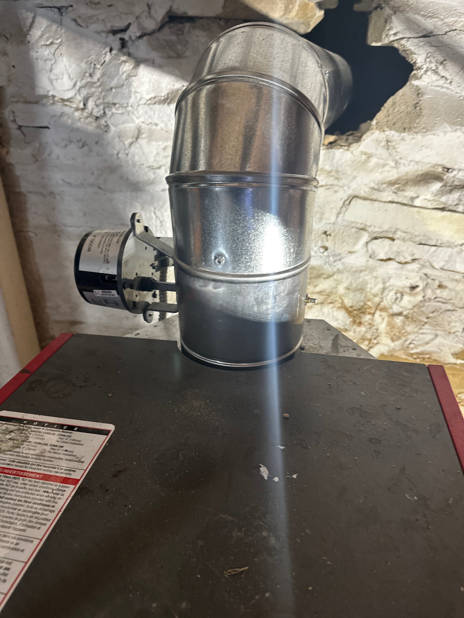 I installed a Crown boiler, previously used in another home for a week due to sizing considerations. The system is now registered to your home. Additionally, I installed a new chimney liner, ensuring safe and efficient operation. If required, I provided a lift for access. A new pump and vent were also installed to enhance system performance. The boiler was connected to the existing radiator lines, and a new trim kit was included. Note that new radiators were not part of this installation.