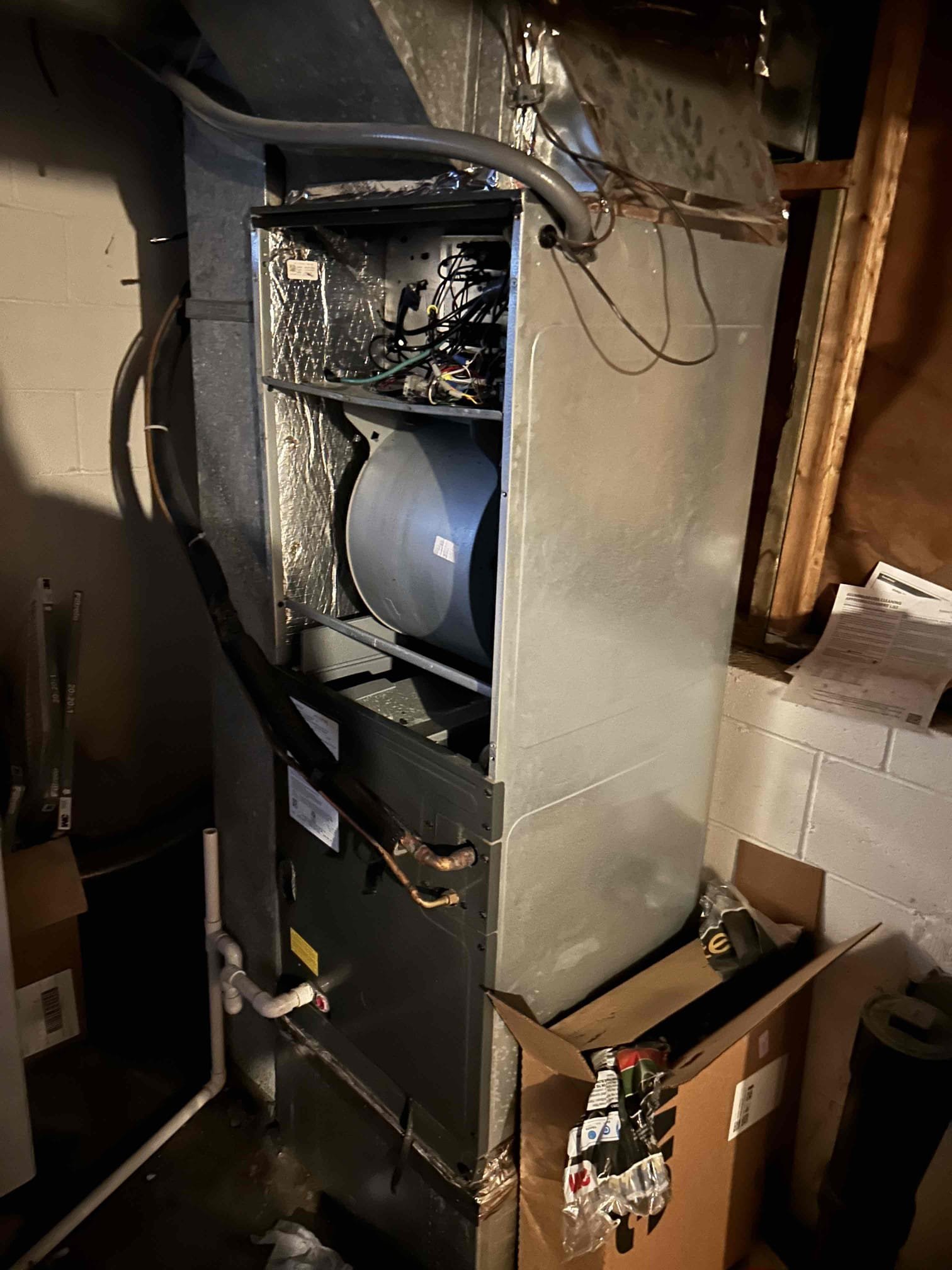 I was dispatched to address an issue with a heating system. Upon inspection, it was discovered that the wrong heat strips were installed. The correct part number, as indicated in the POF heat pack, was identified through the provided pictures. I promptly replaced the incorrect heat strips with the correct ones, ensuring the system operated efficiently and effectively. The job was completed to the client's satisfaction.