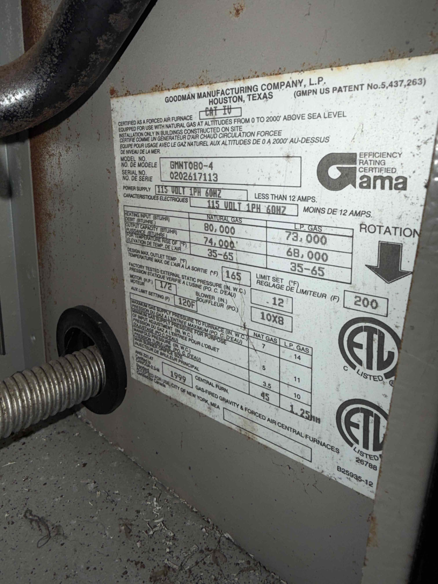 During the furnace inspection, I identified a failed igniter in the system. While one igniter was functioning correctly, it was crucial to conduct a thorough combustion analysis to rule out any additional issues with the unit. The analysis is necessary to ensure optimal performance and safety. Additionally, I observed rust in the combustion chamber, which could potentially affect the system's efficiency and longevity. I recommended cleaning and treating the rust to prevent further deterioration. Scheduling a follow-up visit to complete the combustion analysis and address the rust issue is essential for maintaining the furnace's proper functioning.