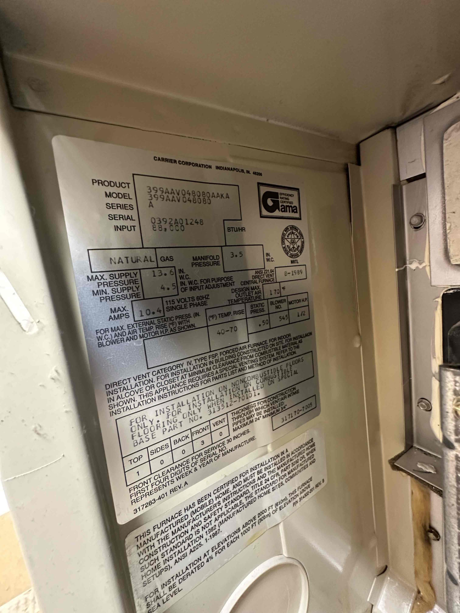 Upon arrival, I conducted a thorough inspection of the furnace system. The initial assessment revealed that the furnace was not operating at optimal efficiency. I identified a clog in the drain line as the primary issue. Using specialized tools, I carefully removed the accumulated debris and gunk from the drain. To ensure the clog would not recur, I flushed the drain with a mixture of warm water and vinegar. This solution effectively cleared the blockage and restored proper drainage. The furnace is now running smoothly, and I verified its performance to ensure it meets the required standards.