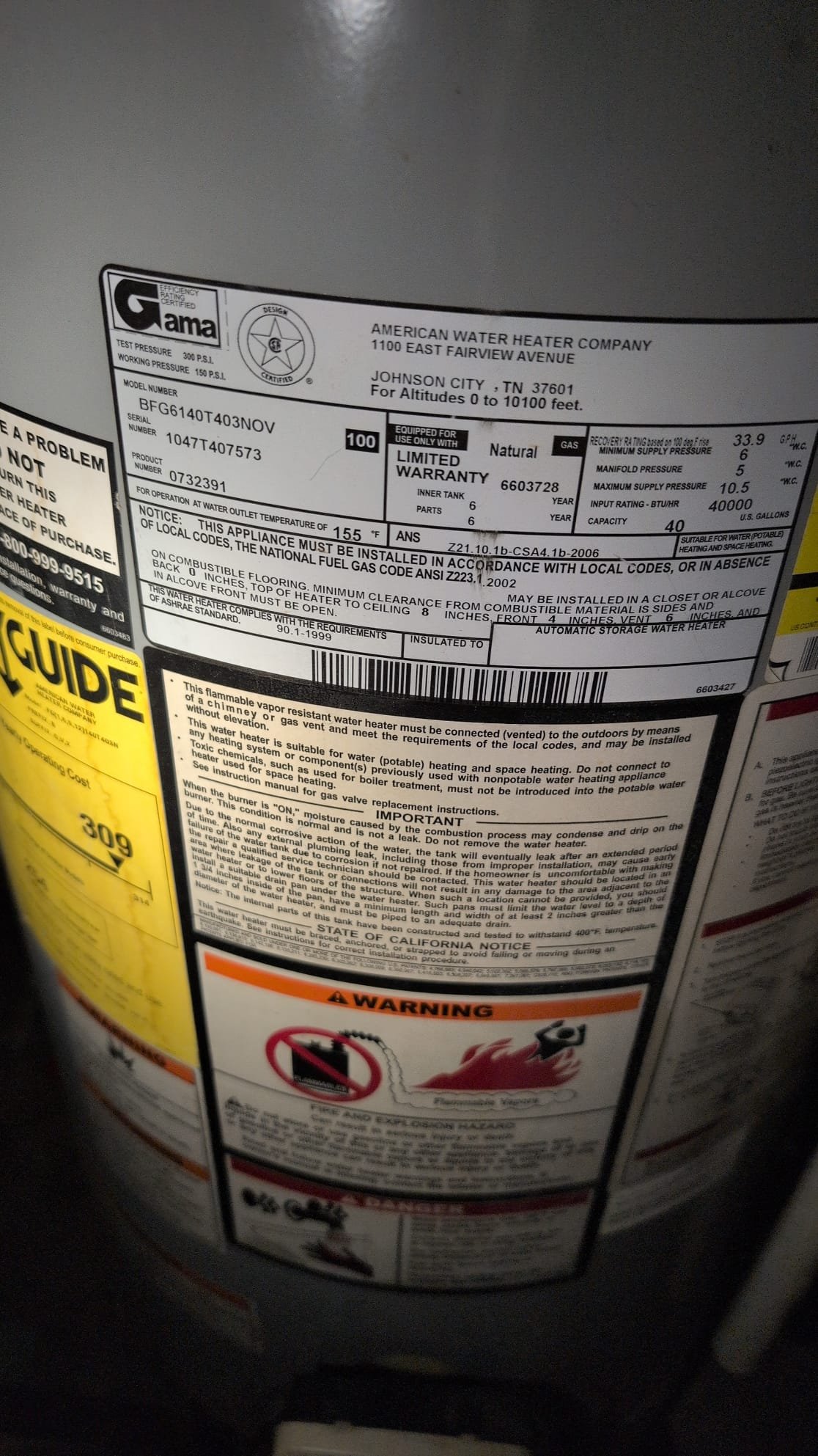 The client contacted us for assistance with their water heater. Upon inspection, we identified several issues with the 40-gallon natural gas tank, which dates back to 2010, placing it well beyond its typical 10-12 year lifespan. The expansion tank was leaning, and upon closer examination, water leakage indicated a failed bladder. Additionally, the igniter button was extremely sticky, and no spark was visible when attempting to ignite the heater. The exhaust appeared to vent through a chimney, but we needed to confirm if it was lined, as an unlined chimney would not be suitable for our use. We provided a quote for a replacement water heater, emphasizing the necessity of a lined chimney. We also offered a quote for a tankless water heater, which would be conveniently installed near the current heater, benefiting from an ideal up-and-out vent exhaust scenario, nearby water lines, and gas lines directly above. The client plans to discuss the options with their partner before proceeding.