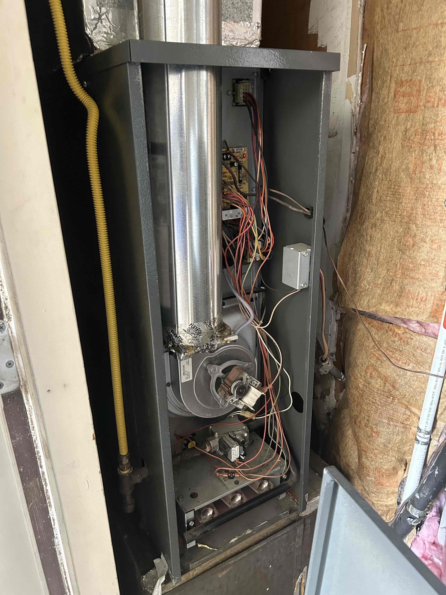 Upon arrival, I began by inspecting the heating unit to identify any issues. The flame sensor was found to be dirty, which can hinder proper ignition and overall performance. I carefully cleaned the flame sensor using a fine-grit sandpaper to remove any soot and debris. After ensuring the sensor was clean, I tested the unit to confirm that it was functioning correctly. The unit responded well to the adjustments, and the flame ignited smoothly. With the sensor cleaned and the unit operational, I conducted a thorough check to ensure everything was running efficiently. The heating system is now fully operational and performing as expected.