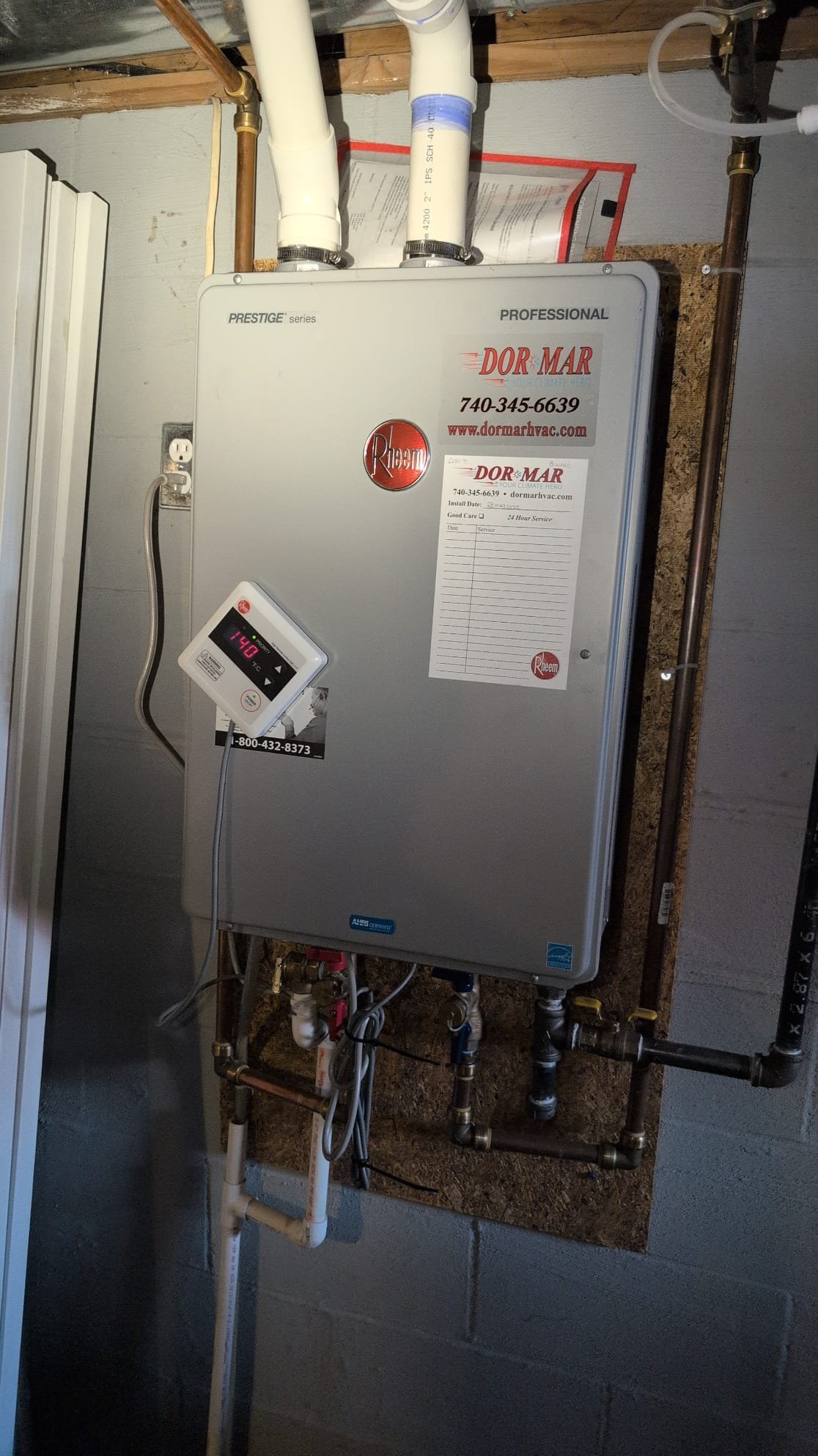 I conducted a thorough plumbing inspection, excluding the master bath due to recent pet activity. Both bathroom toilets flushed smoothly, showed no wobbling, and had no leaks. The laboratory lavatory faucets operated flawlessly, though they lacked pop-up assemblies. The tankless water heater, installed today, functioned perfectly post-flushing. The shower/tub combo operated seamlessly, with the diverter switching the shower head on and off without dripping. All systems are in optimal condition.