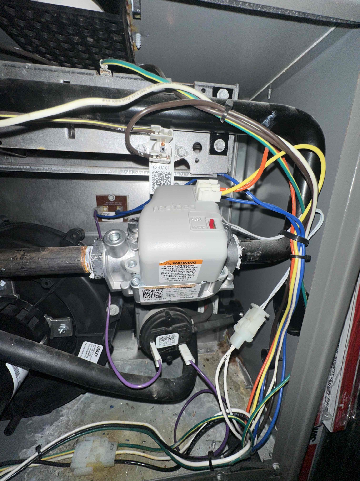 Upon receiving the service request, I inspected the furnace and identified that the gas valve needed replacement. I carefully removed the old gas valve, ensuring all connections were safely disconnected. After installing the new gas valve, I meticulously checked all connections for proper fit and security. I then tested the furnace to confirm that the new gas valve was functioning correctly and that the furnace was operating efficiently. Once the replacement was successfully completed, I collected the payment as per the client's instructions. The furnace is now in optimal working condition, ensuring reliable heating for the client.