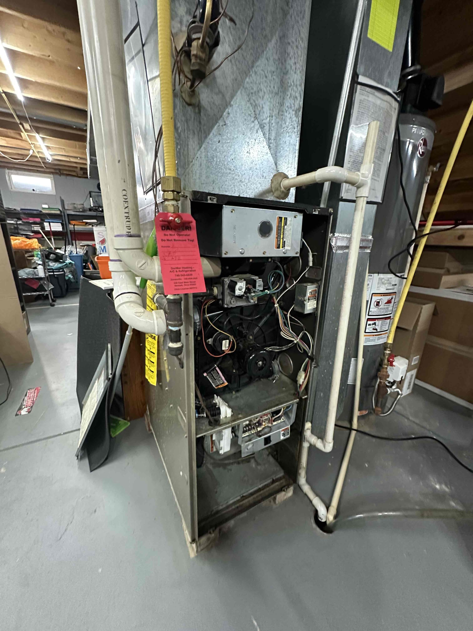 The old furnace was carefully dismantled, ensuring all components were safely removed. The new furnace was then installed, with precise attention to detail in connecting all necessary ducts and electrical systems. Safety checks were conducted to confirm proper operation, and the system was tested to ensure efficiency. The area was cleaned, and all tools and materials were properly stored. The customer was informed about the new system's features and maintenance tips.