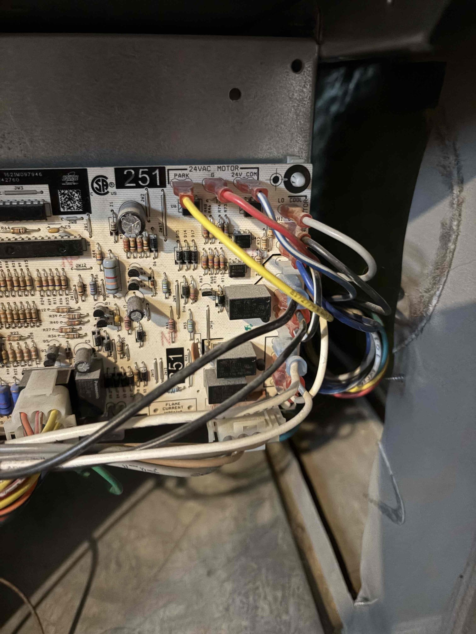 Upon arrival, I first inspected the unit for heating issues and an airflow fault. I began by examining the air filter for clogs and cleaned it if necessary. Next, I checked the evaporator coil for dirt and debris, ensuring it was free from obstructions. I adjusted the fan speed from medium low to medium high to enhance airflow. I also opened a register in the basement to facilitate better air circulation. Additionally, I measured the gas pressure, which was slightly high, and adjusted it accordingly. Finally, I conducted a check for CO2 leaks in the supply air. The system is now functioning correctly.