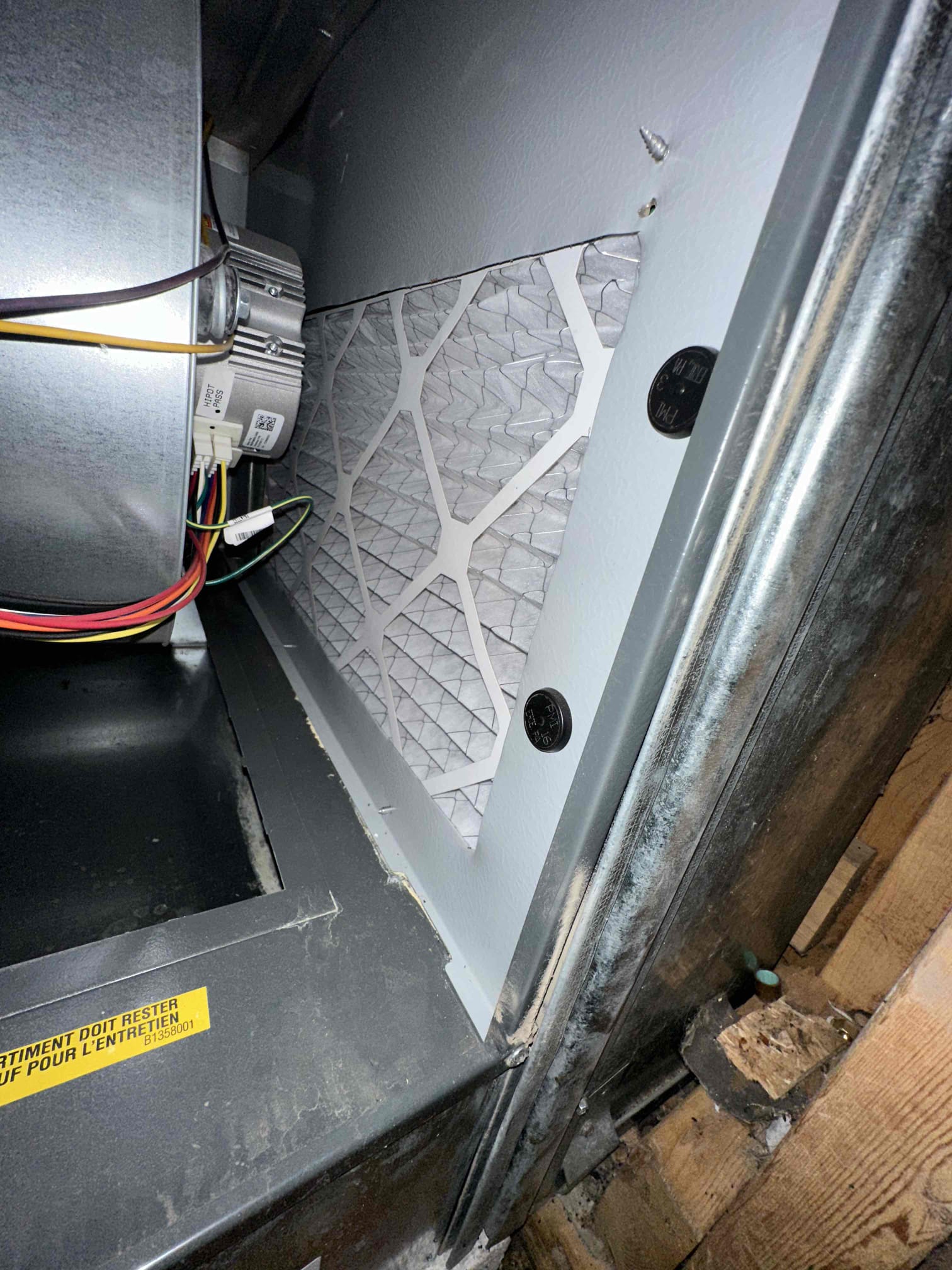 Upon inspection, the furnace was found to be operational, but a dirty filter was affecting its efficiency. I began by replacing the dirty filter with a new one, which improved airflow and overall performance. Next, I cleaned the flame sensor to ensure it was free from soot and debris, which is crucial for proper ignition. Additionally, I cleared any blockages in the drains to prevent water buildup, which could lead to potential damage. These steps collectively enhanced the furnace's efficiency and reliability.